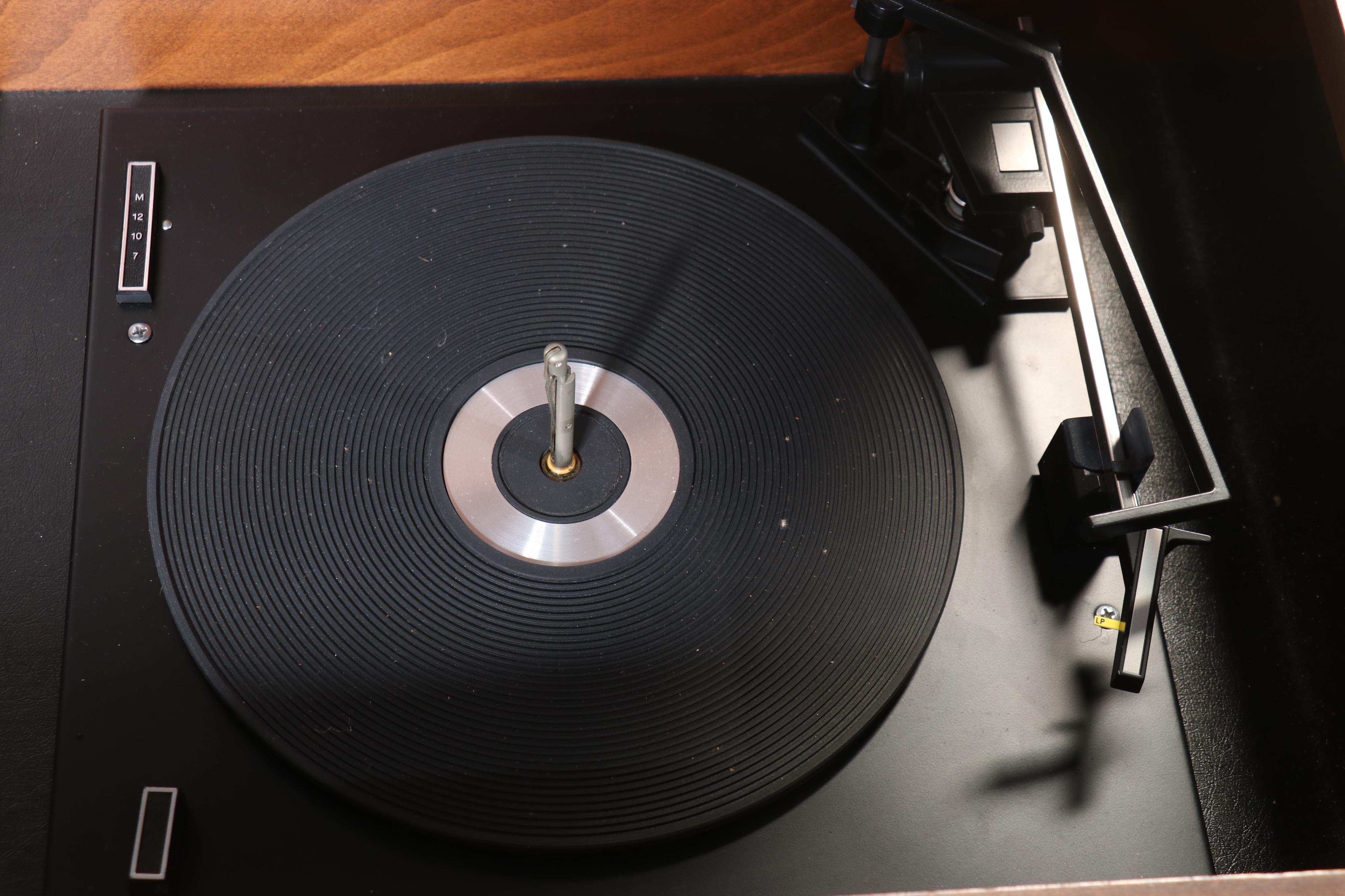 Penncrest Stereo in Console Cabinet, Mid-20th Century