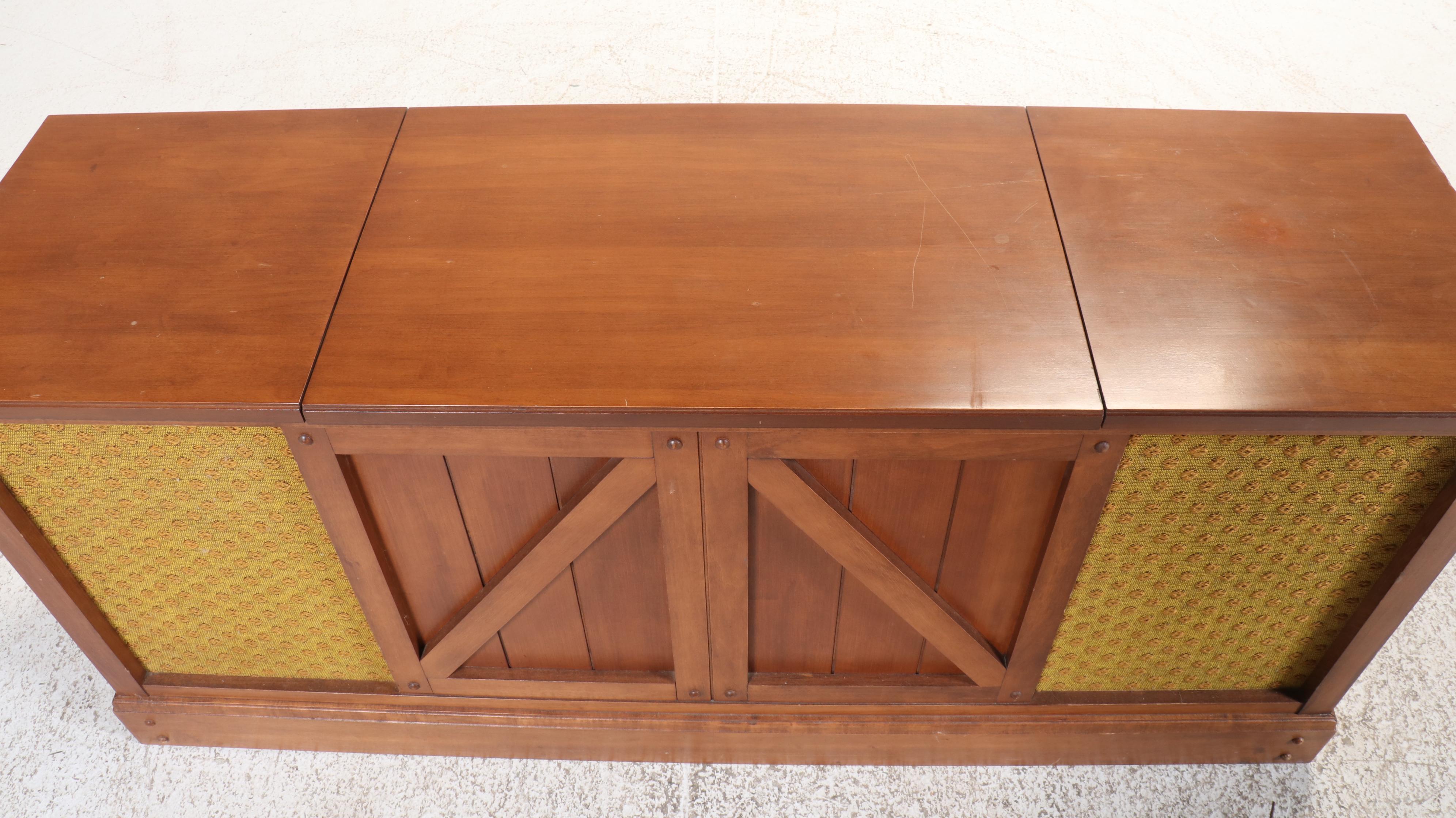 Penncrest Stereo in Console Cabinet, Mid-20th Century