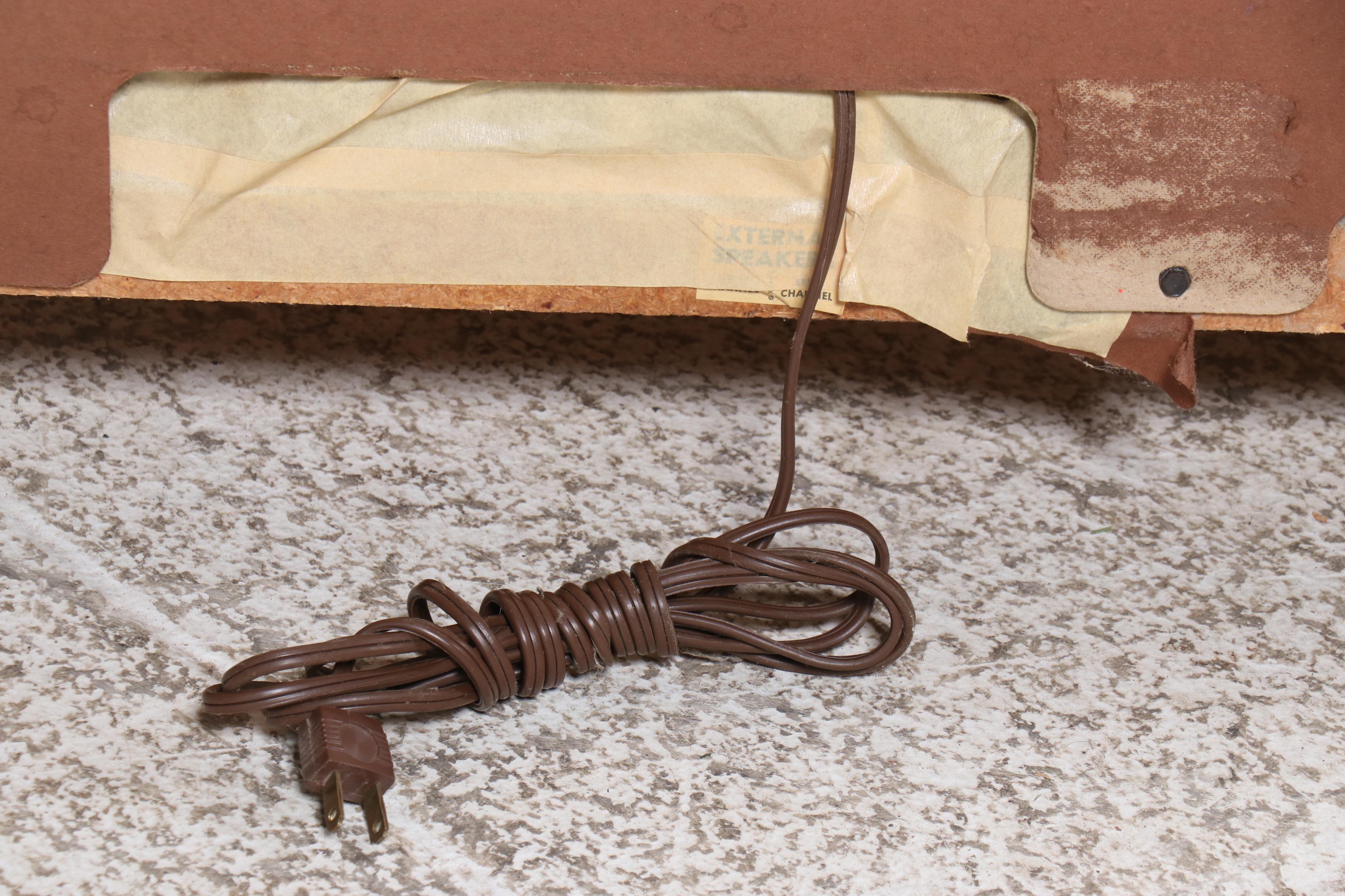 Penncrest Stereo in Console Cabinet, Mid-20th Century
