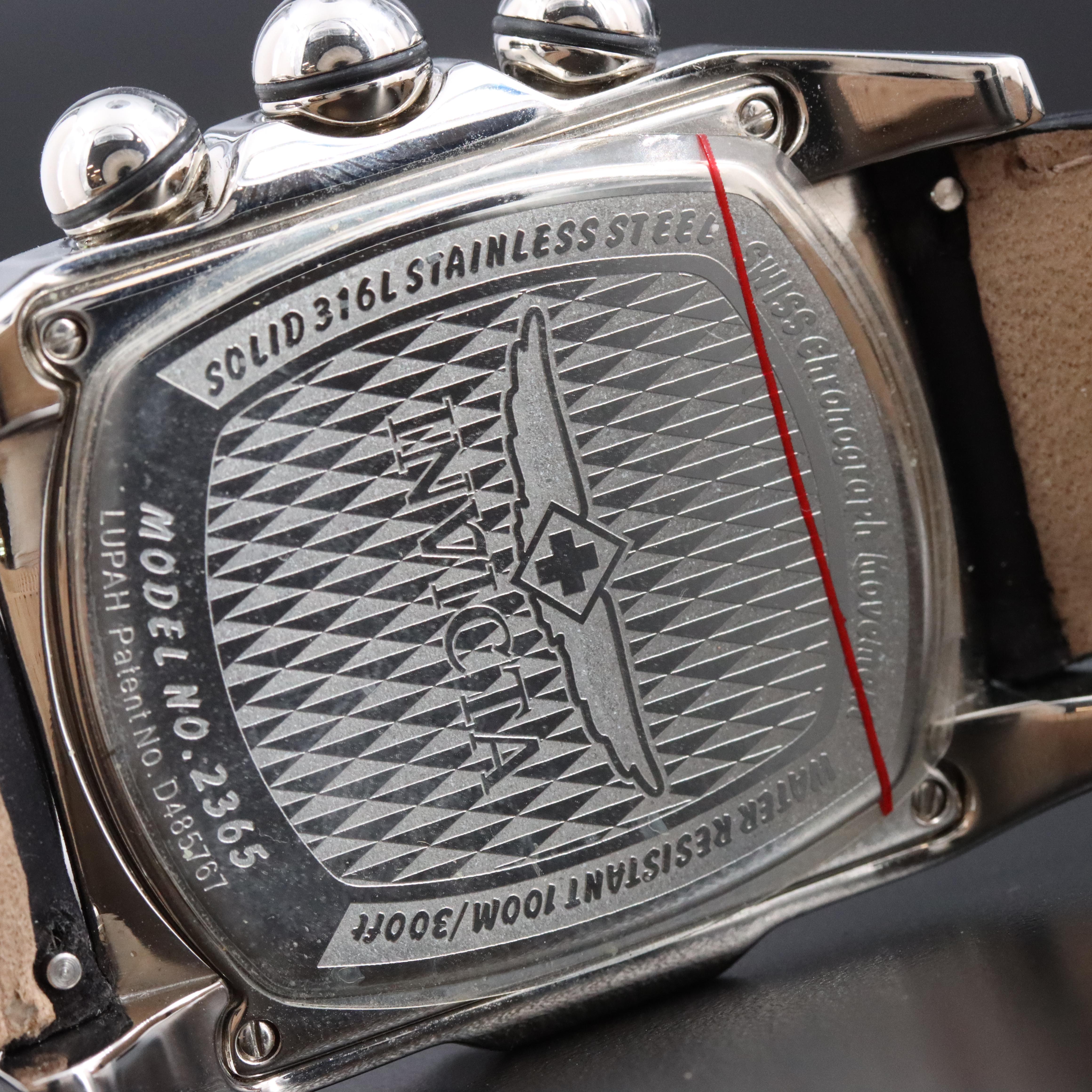 Invicta Lupah Chronograph 2365 Yellow 40mm Steel Quartz Watch