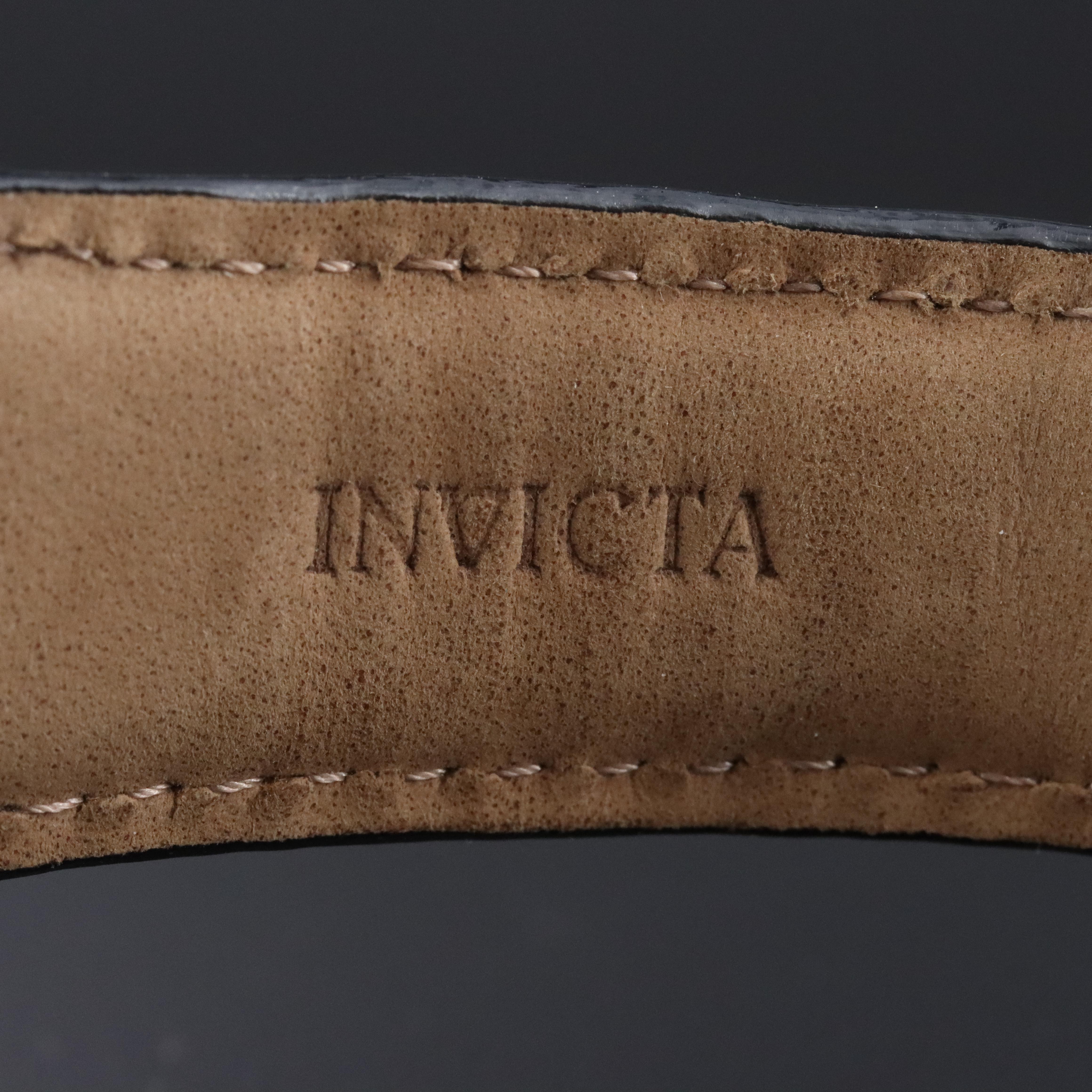 Invicta Lupah Chronograph 2365 Yellow 40mm Steel Quartz Watch