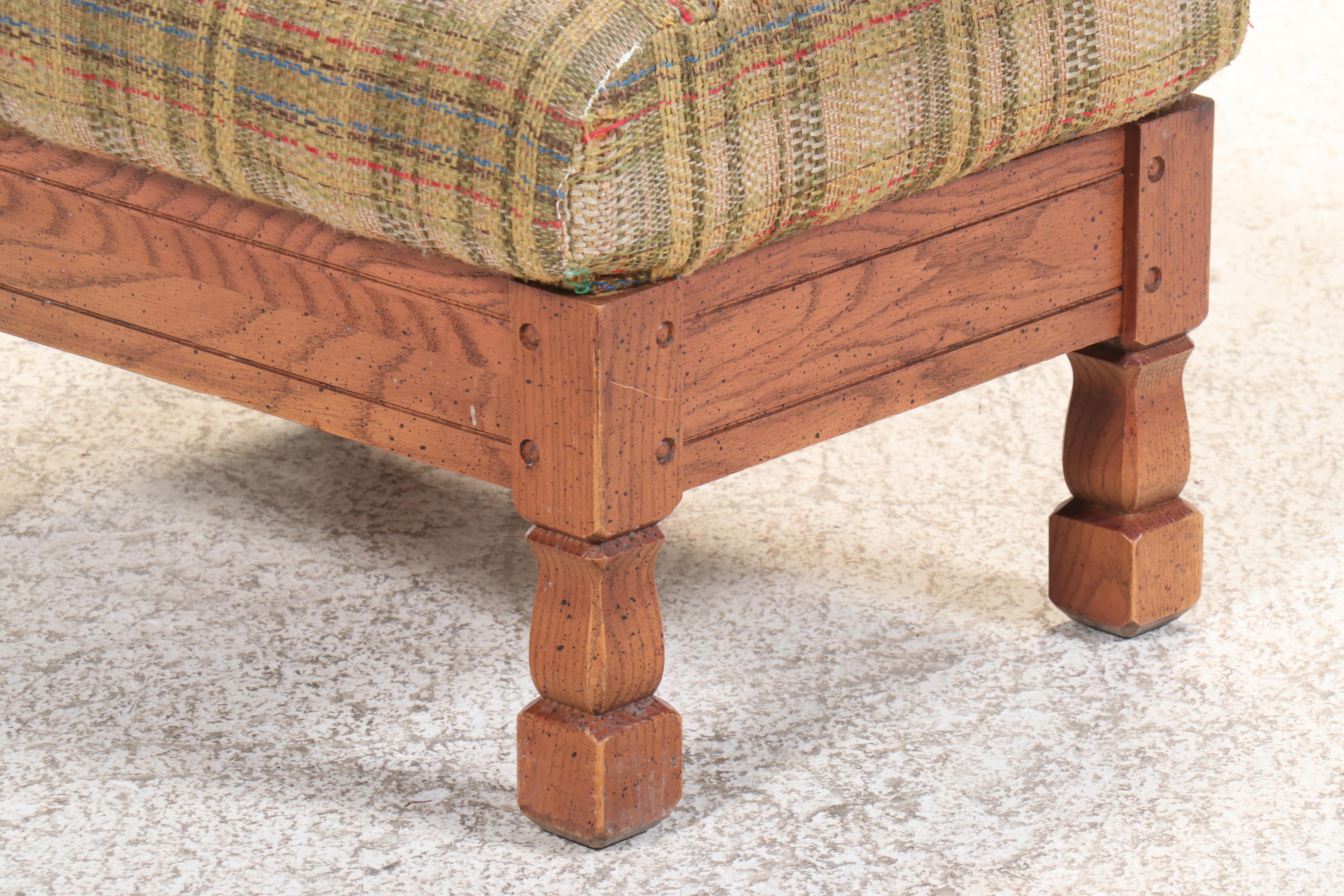 Pair of Gilliam Furniture Mid Century Modern Club Chairs with Ottoman