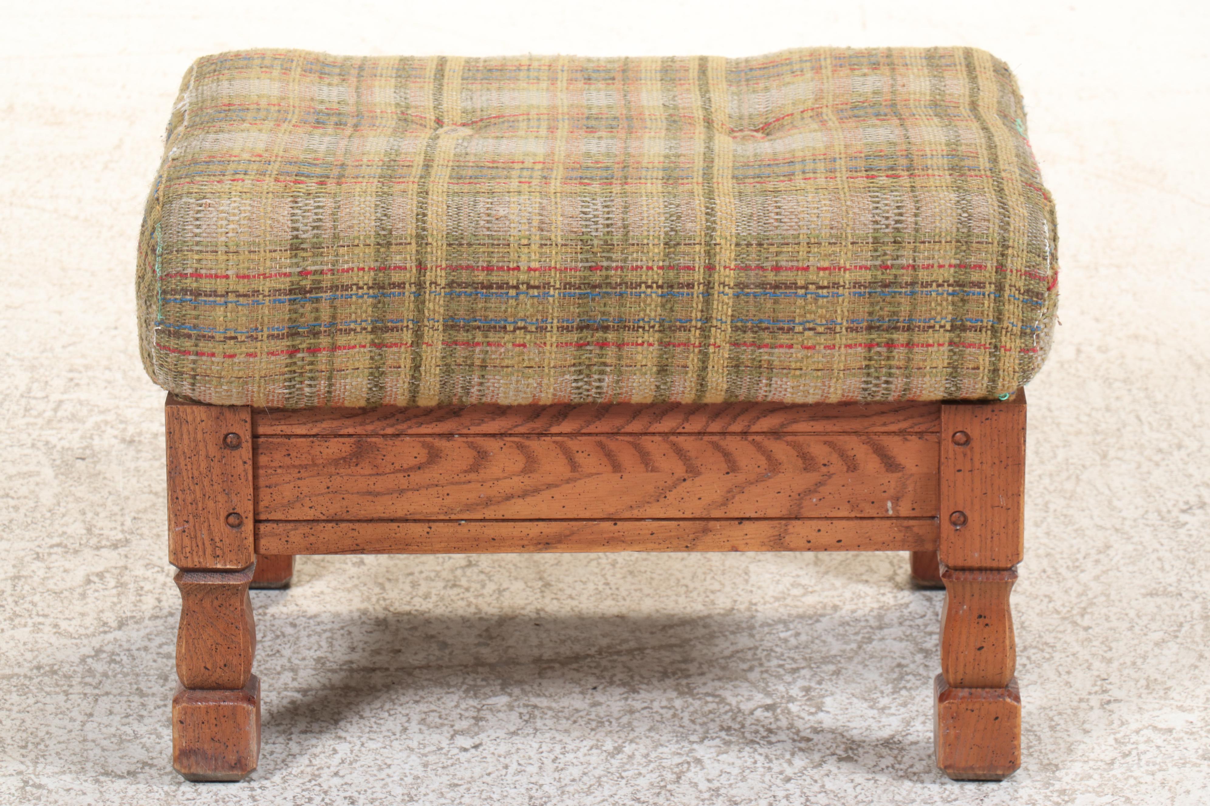 Pair of Gilliam Furniture Mid Century Modern Club Chairs with Ottoman