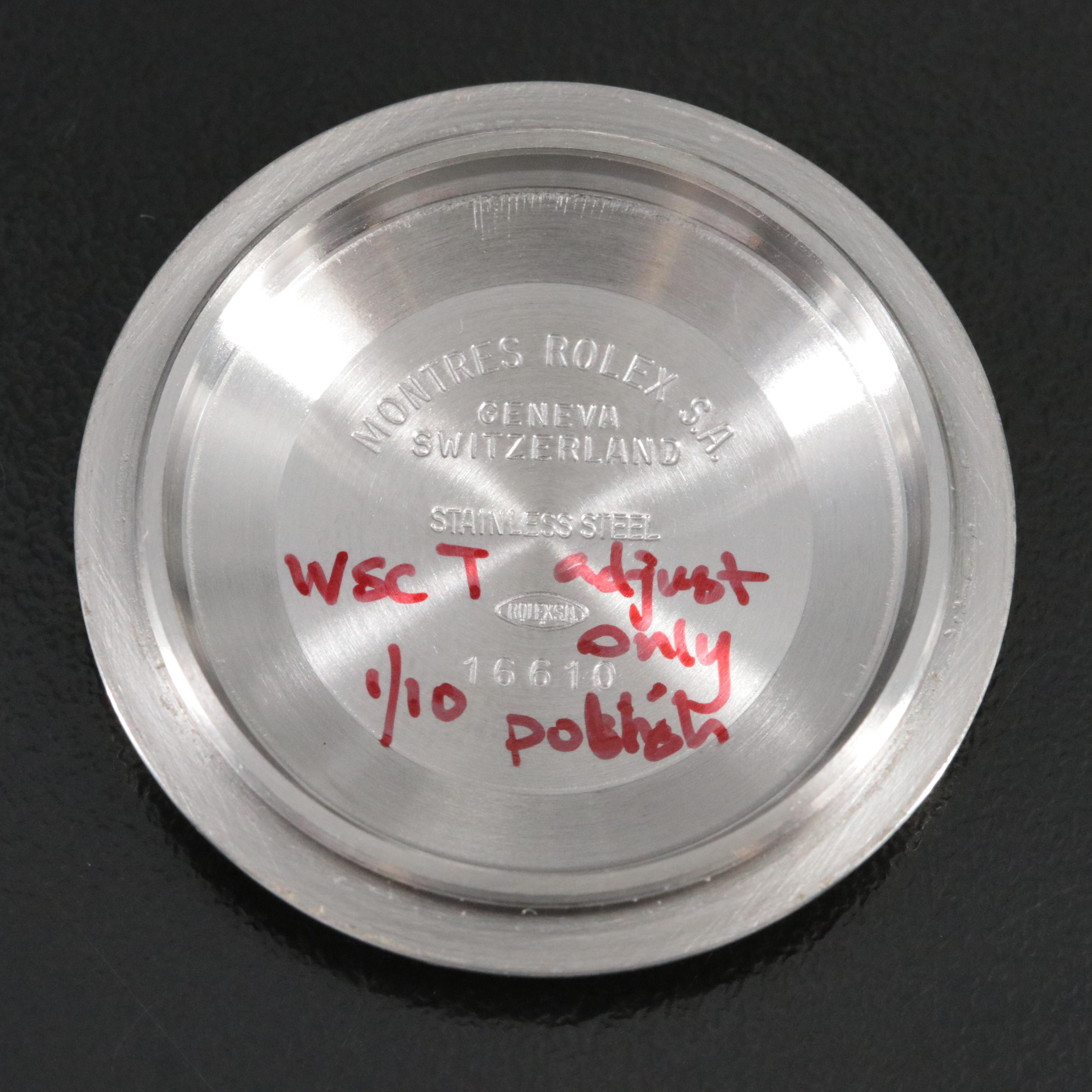 1996 Rolex Submariner 16613 Blue Dial 18K and Steel Watch