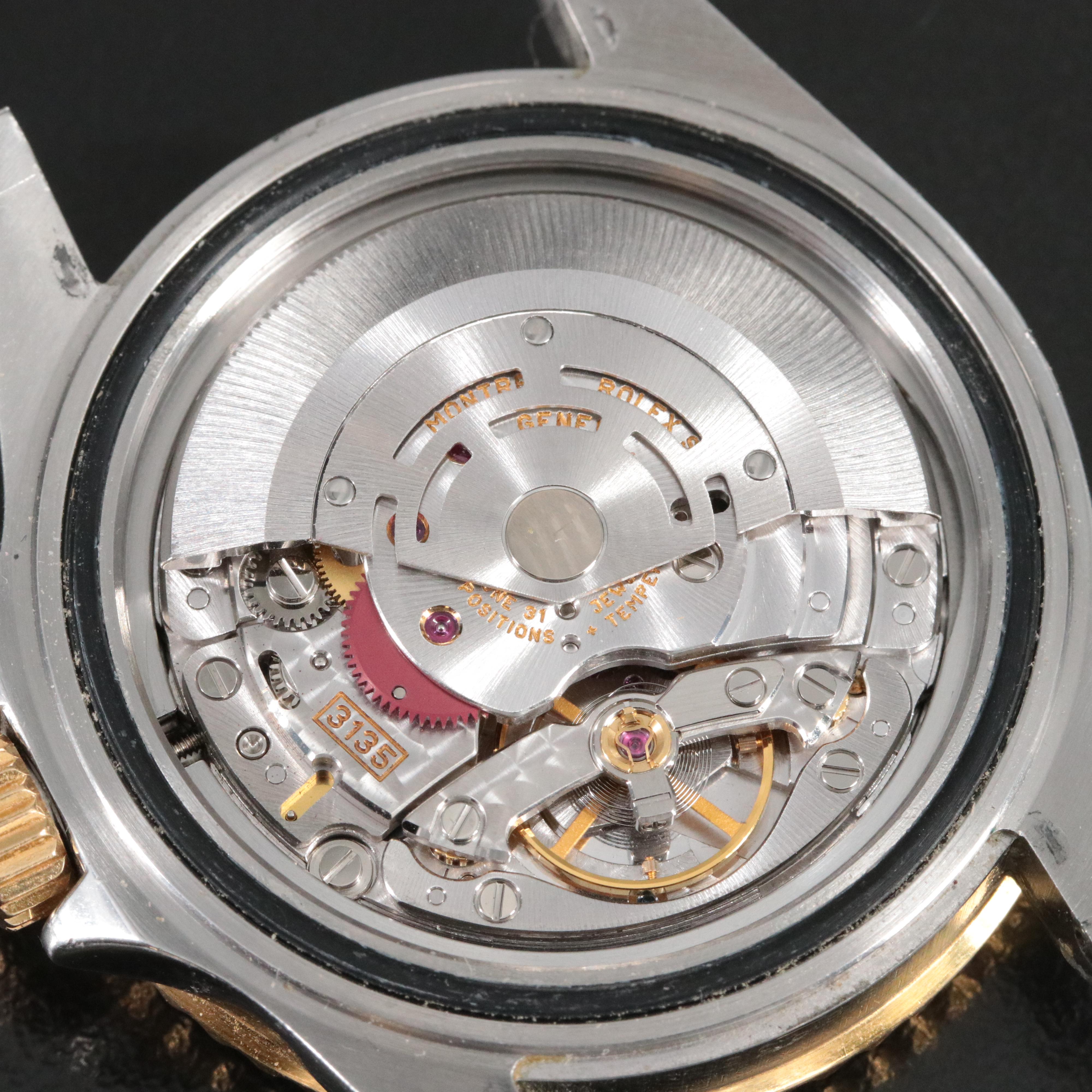 1996 Rolex Submariner 16613 Blue Dial 18K and Steel Watch