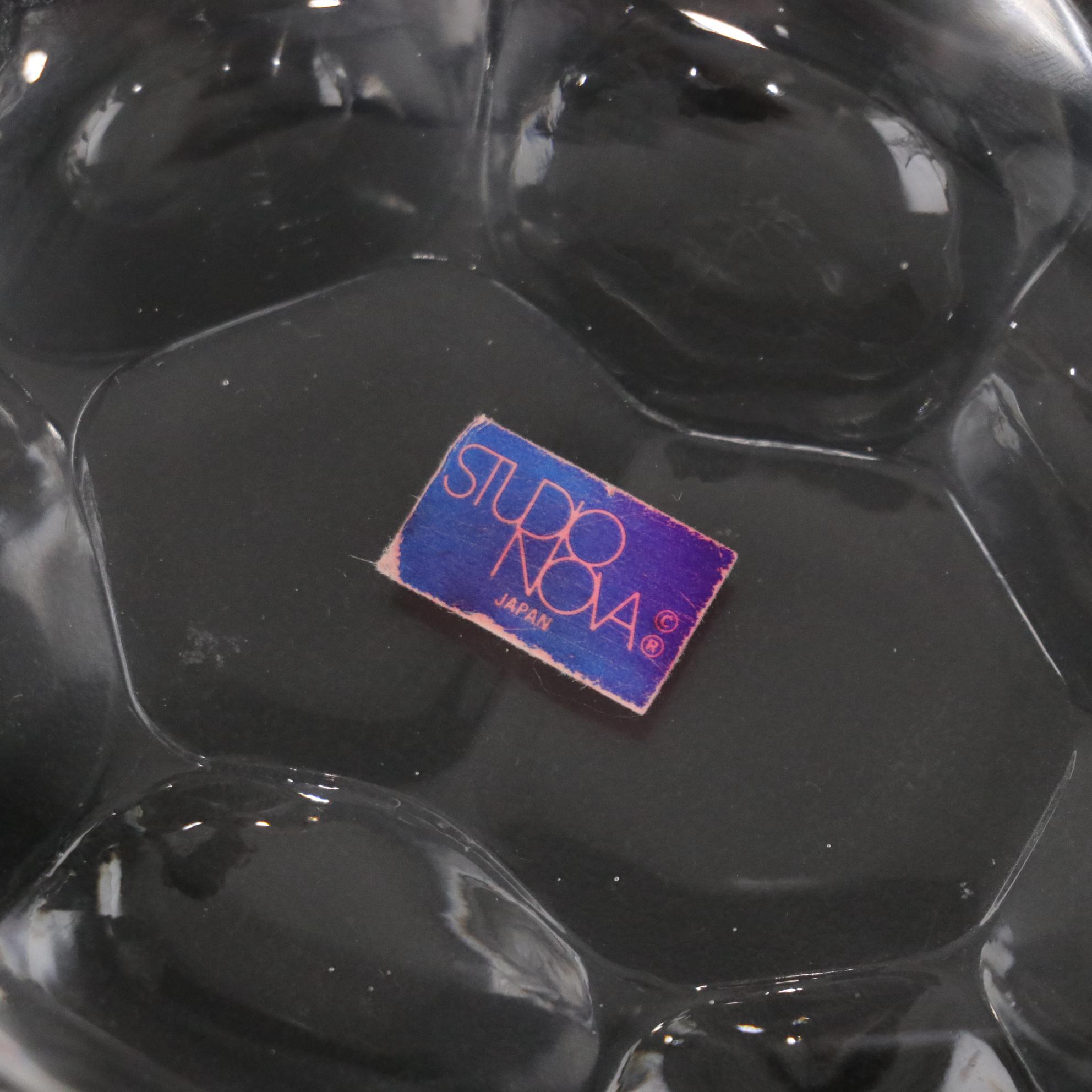 Japanese, Italian & Czech Crystal Vases & Dishes