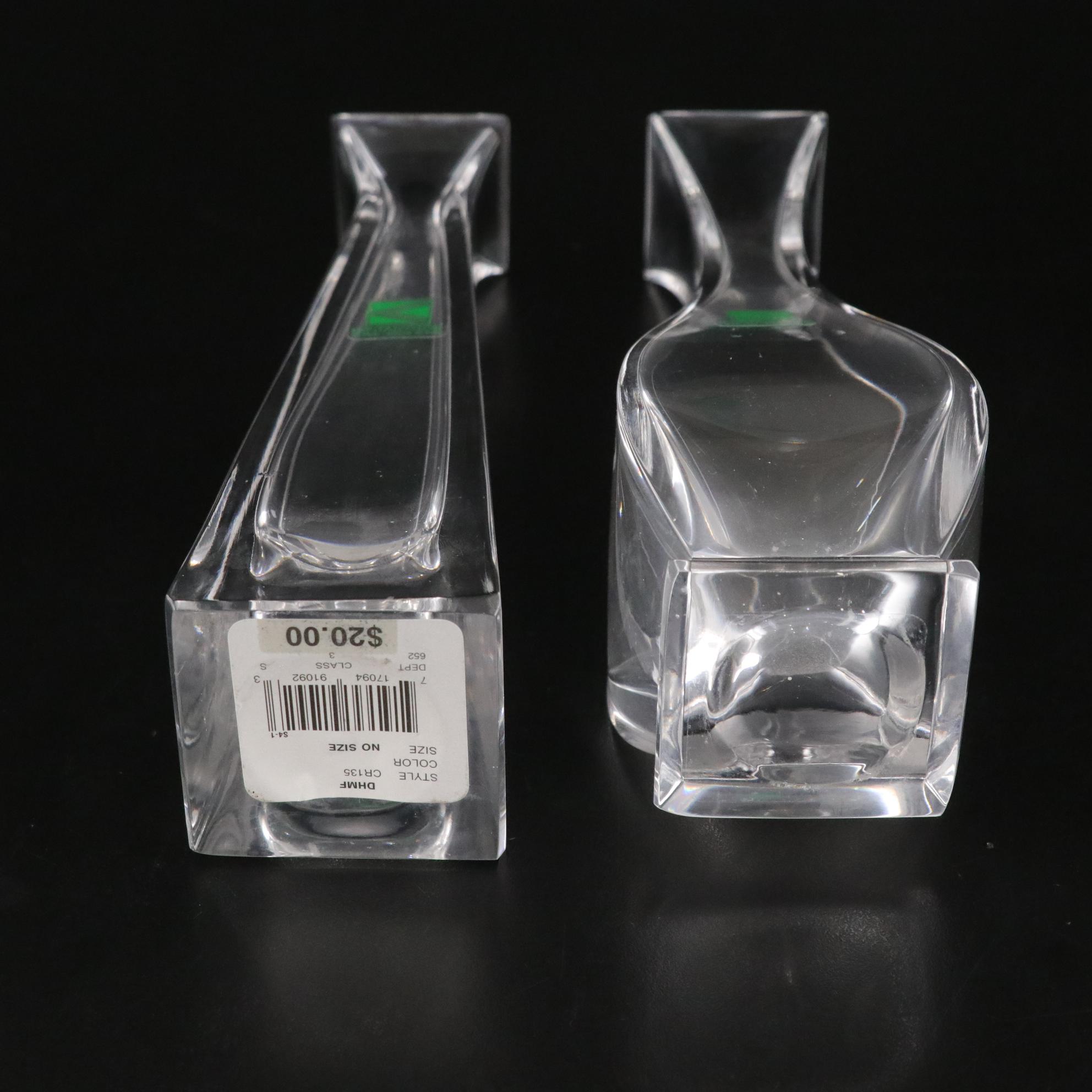 Japanese, Italian & Czech Crystal Vases & Dishes