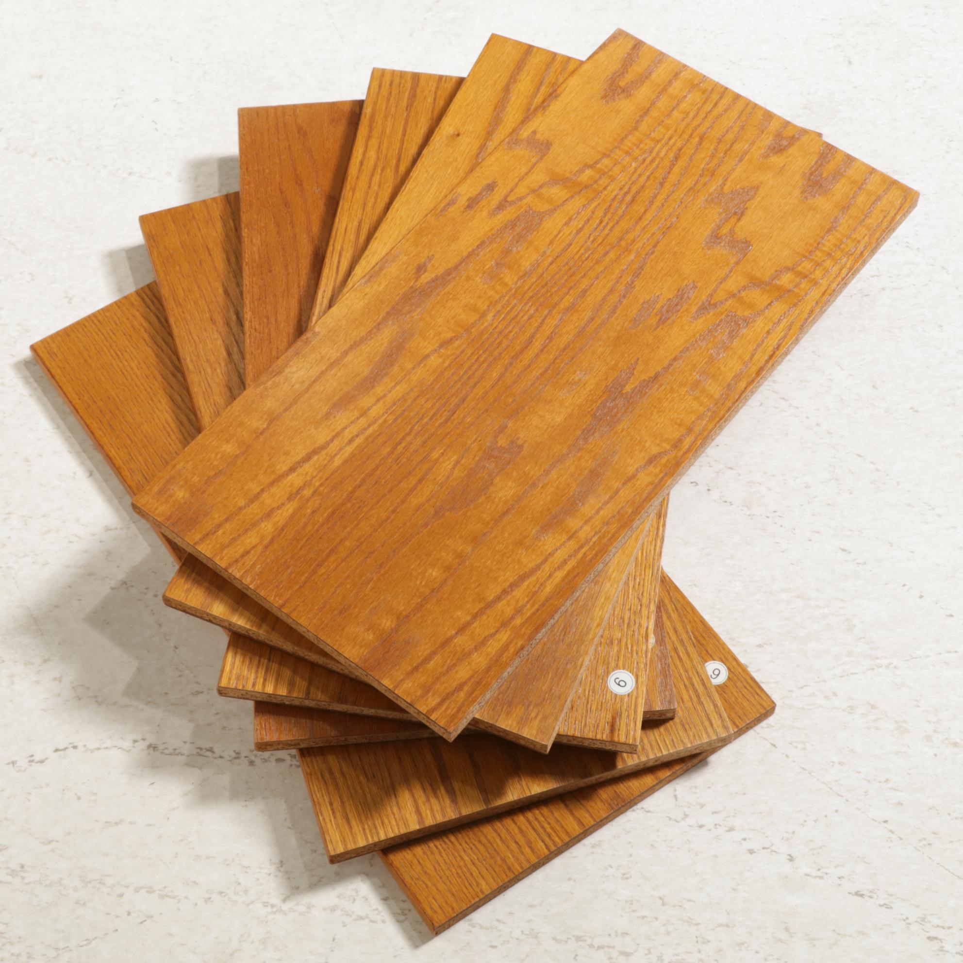 Oak Finished Side-by-Side Bookcase