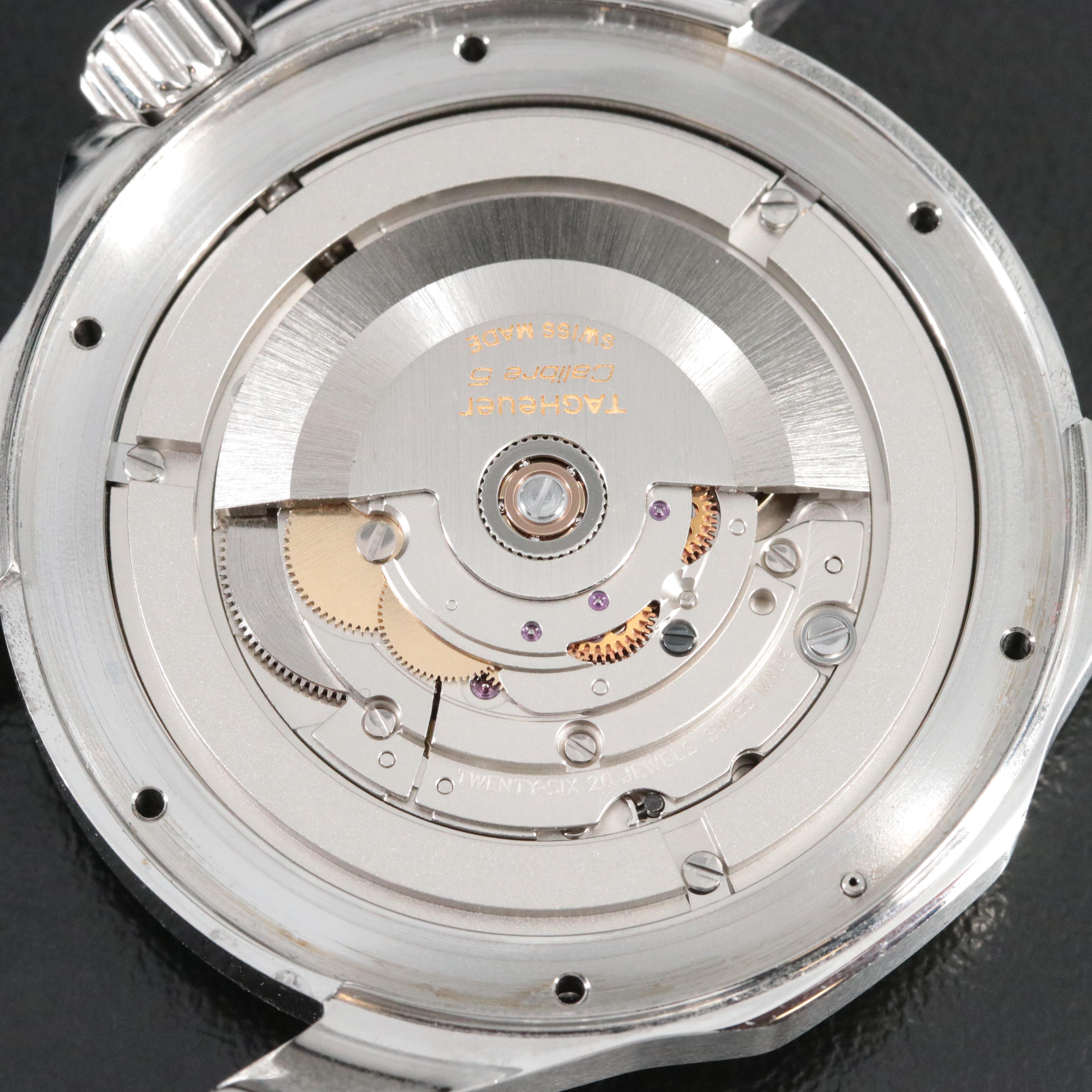 TAG Heuer Aquaracer Black 43mm Steel Automatic Watch WBF201A