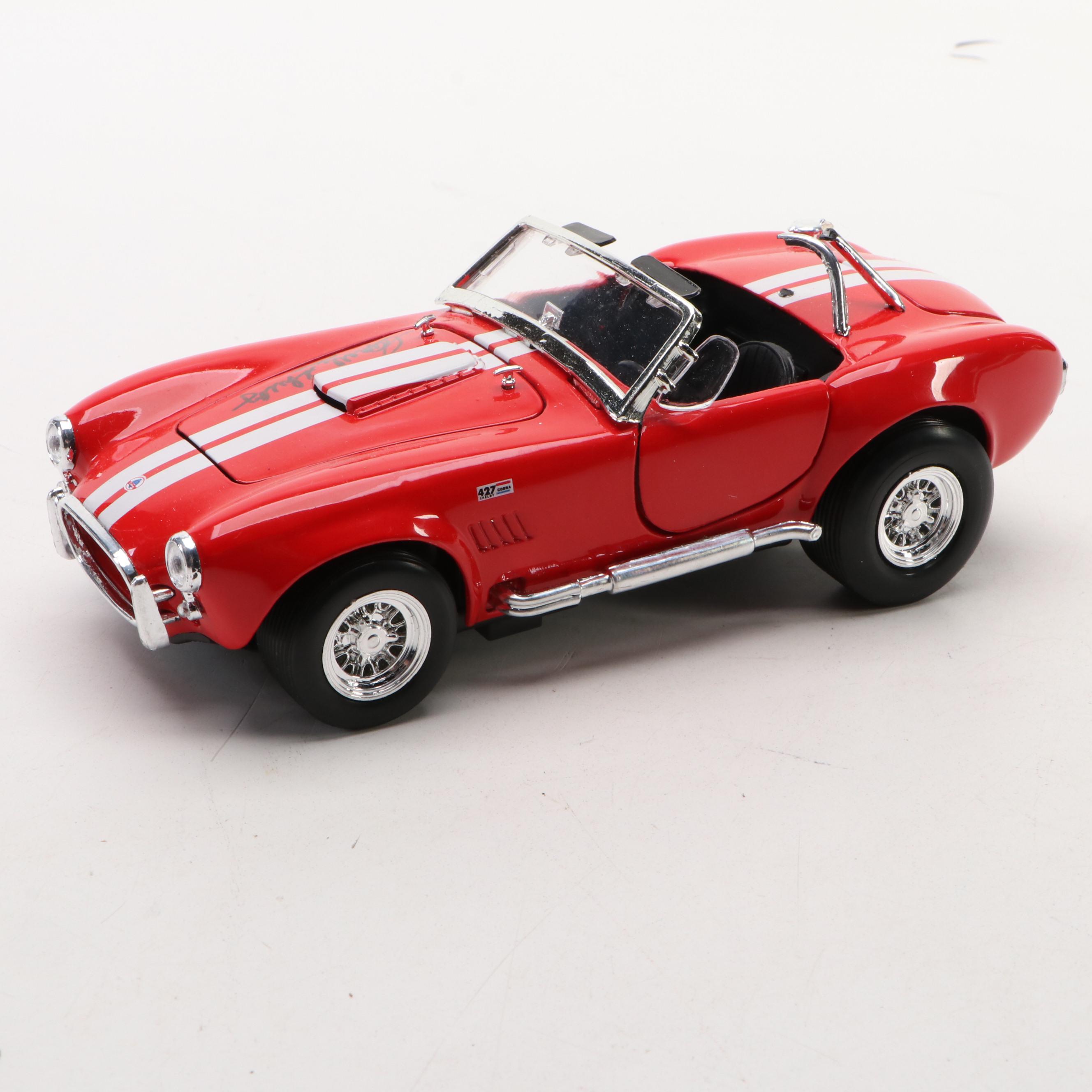 Carroll Shelby Signed Shelby Cobra Diecast Model Car, JSA