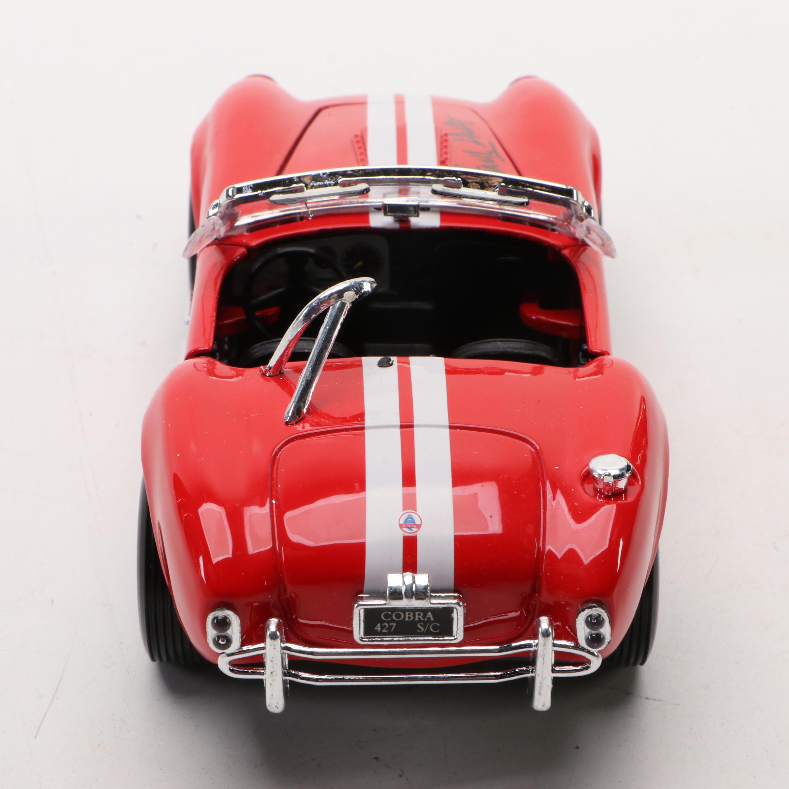 Carroll Shelby Signed Shelby Cobra Diecast Model Car, JSA
