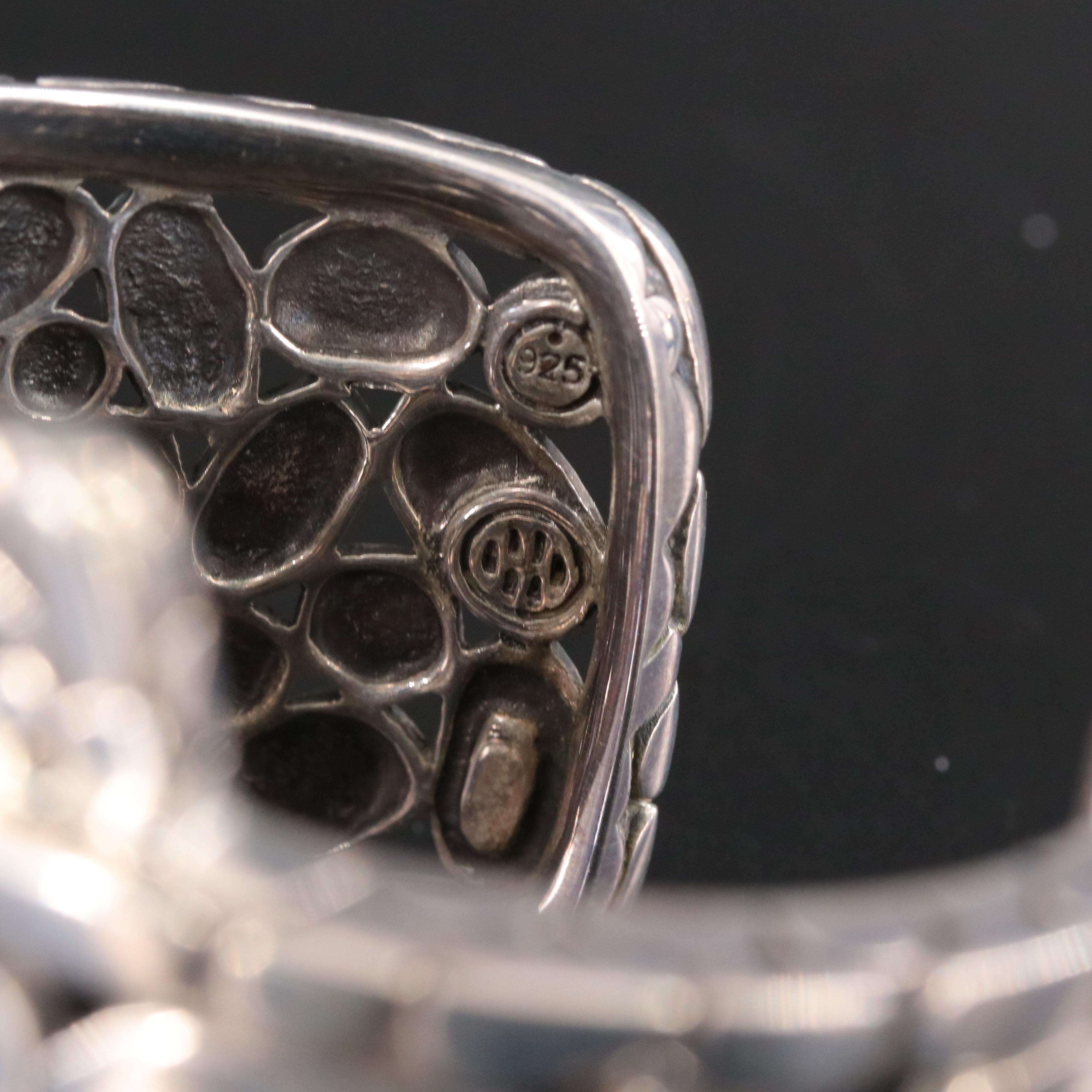 John Hardy Kali Pebble Sterling Cuff Bracelet