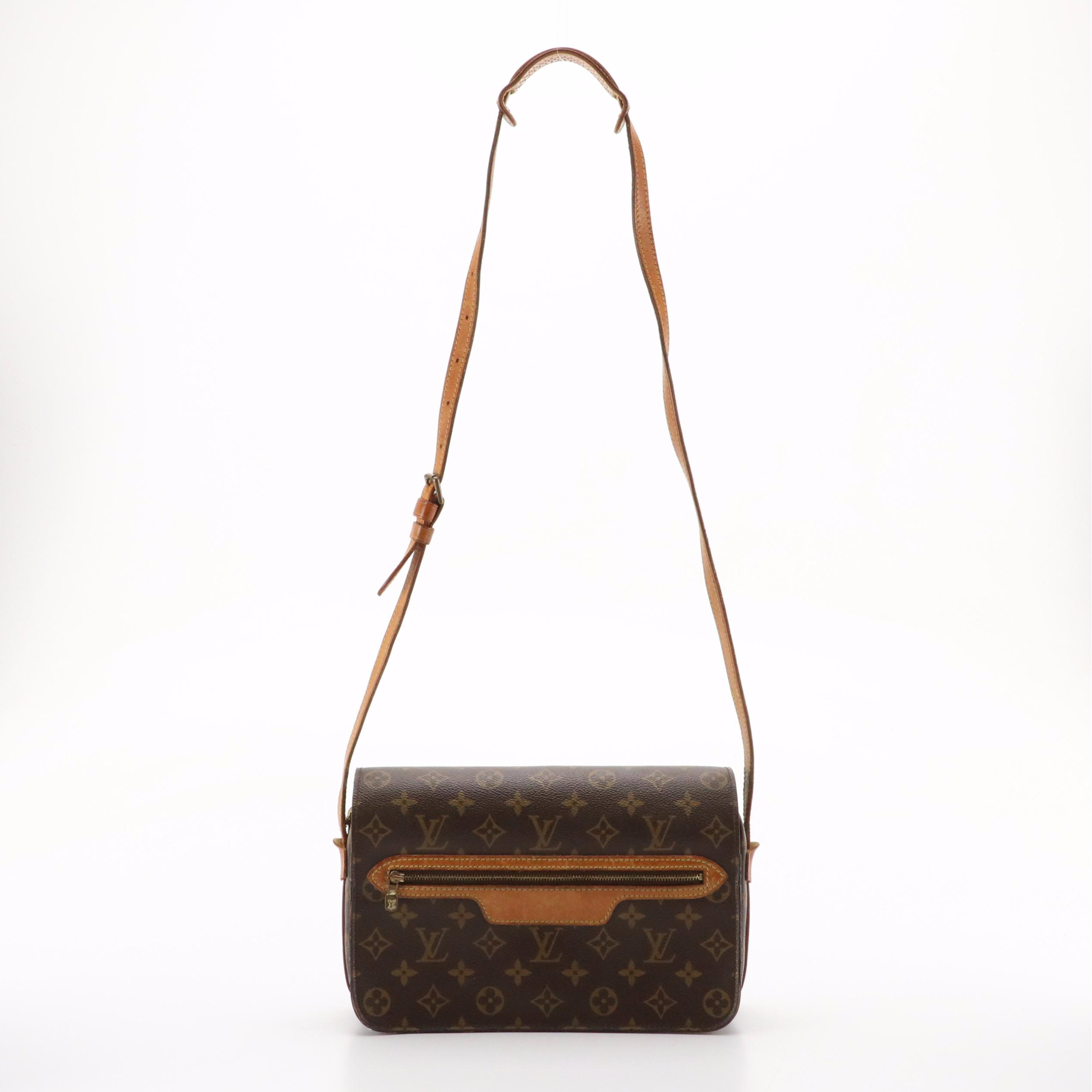 Louis Vuitton Saint Germain 27 Crossbody Bag in Monogram Canvas and Leather