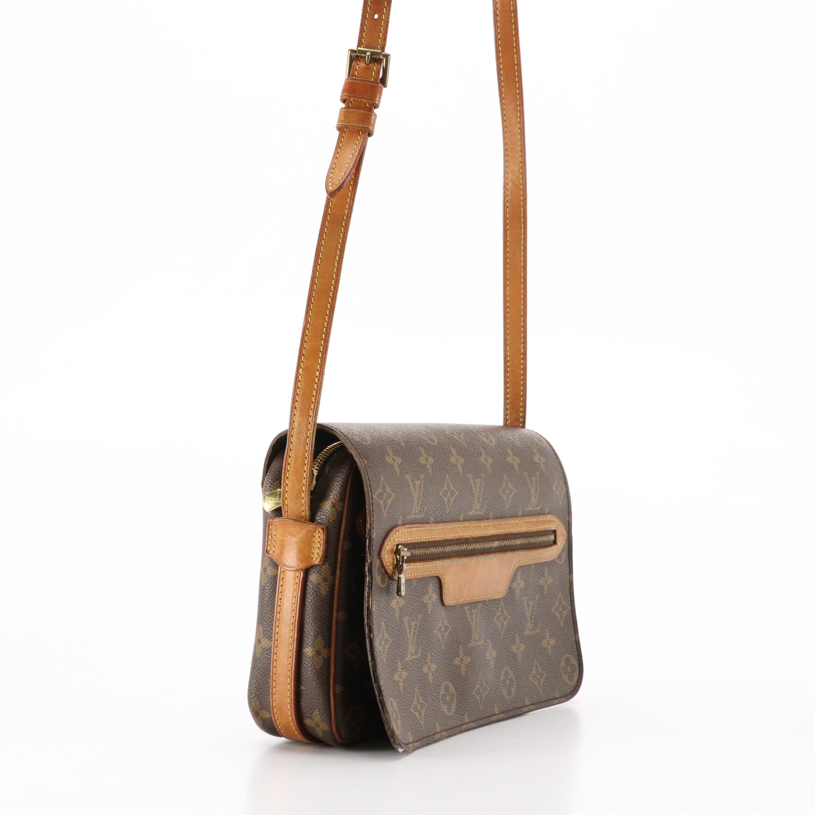 Louis Vuitton Saint Germain 27 Crossbody Bag in Monogram Canvas and Leather