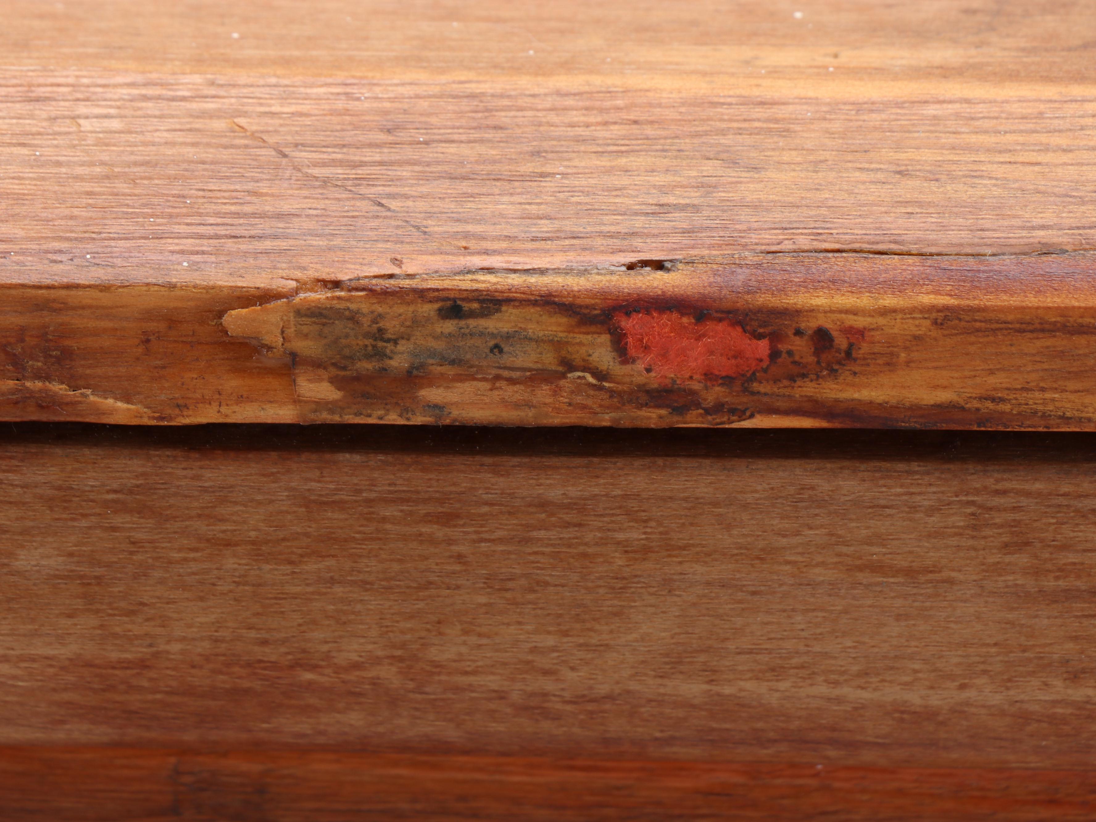 Wooden Whiskey Crate Covered to Chest