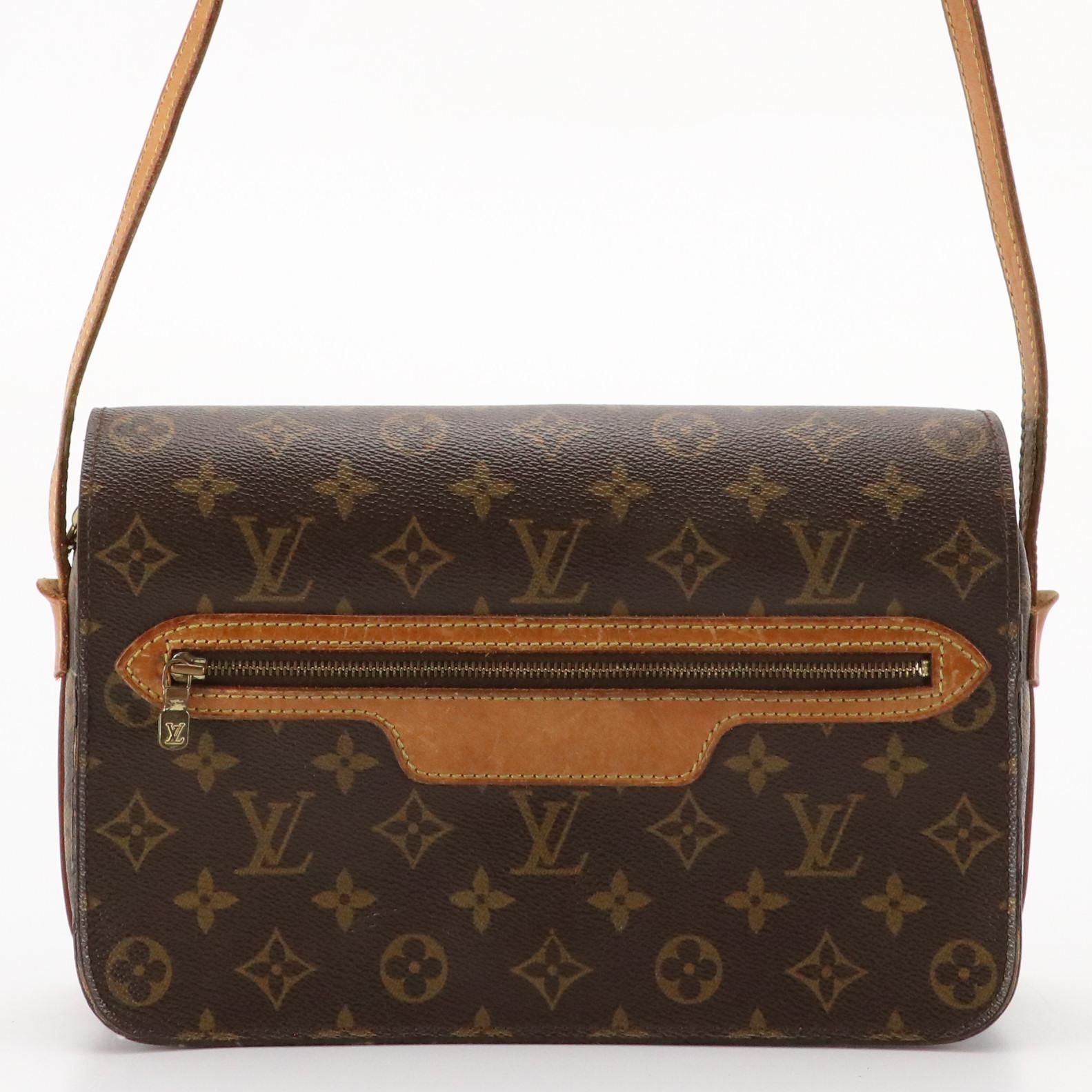 Louis Vuitton Saint Germain 27 Crossbody Bag in Monogram Canvas and Leather