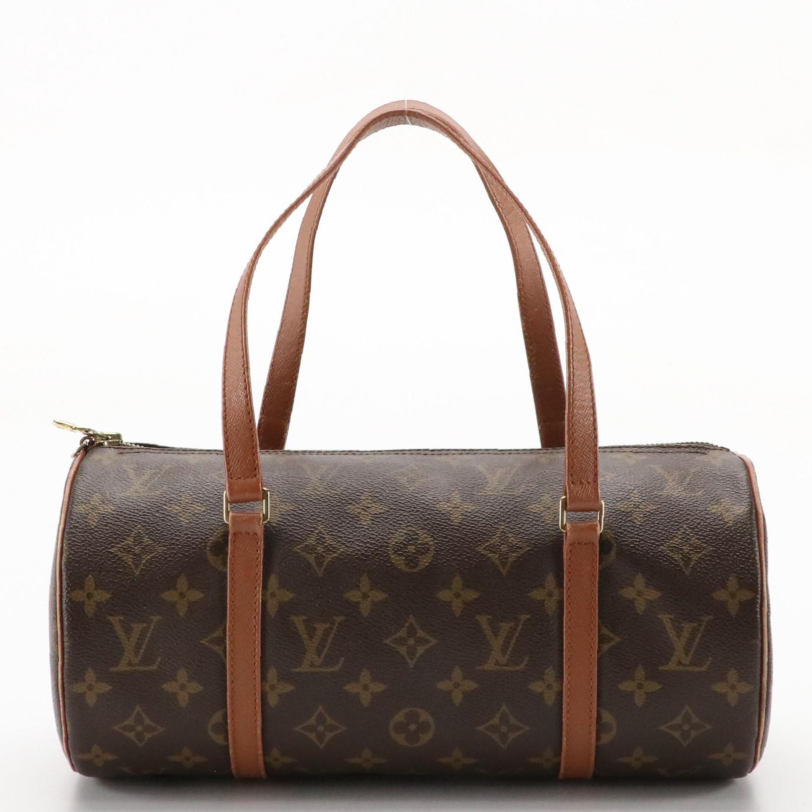 Louis Vuitton Papillon 30 Barrel Bag in Monogram Canvas and Leather Trim