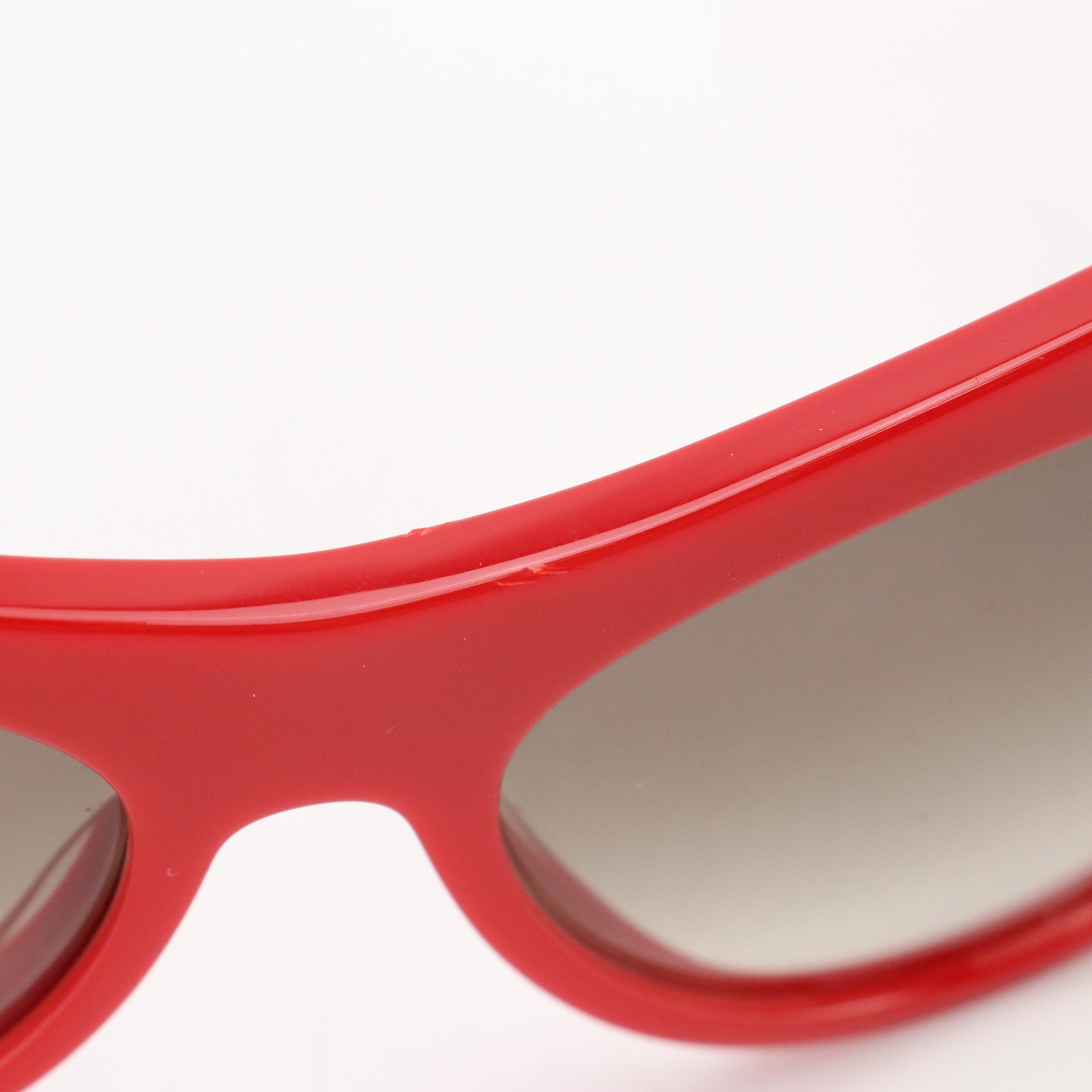 Prada SPR 22Q SMN-0A7 Voice Cat Eye Sunglasses with Gem Stone Embellishments