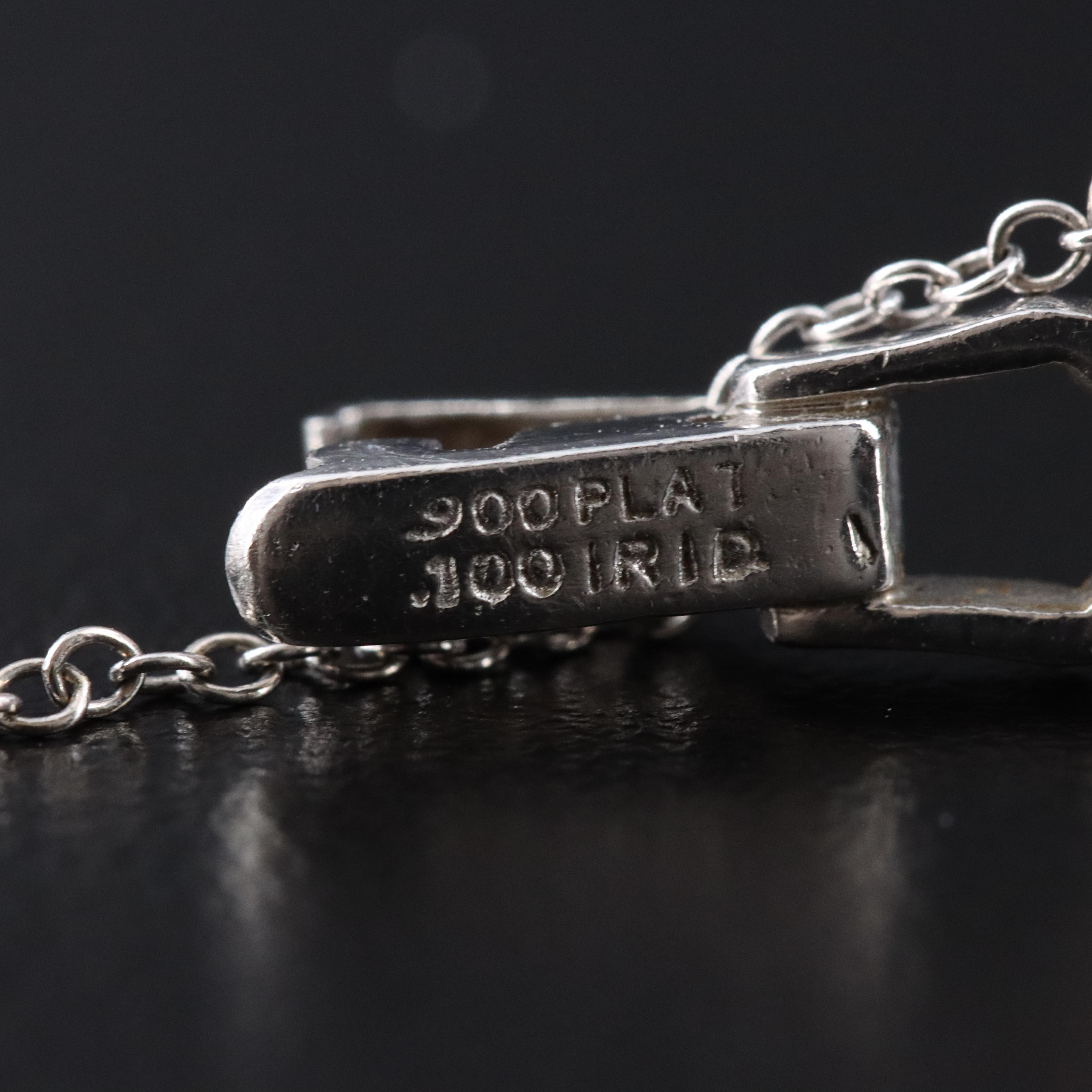 Art Deco Hamilton 6.00 CTW Diamond Platinum Hidden Dial Antique Cocktail Watch