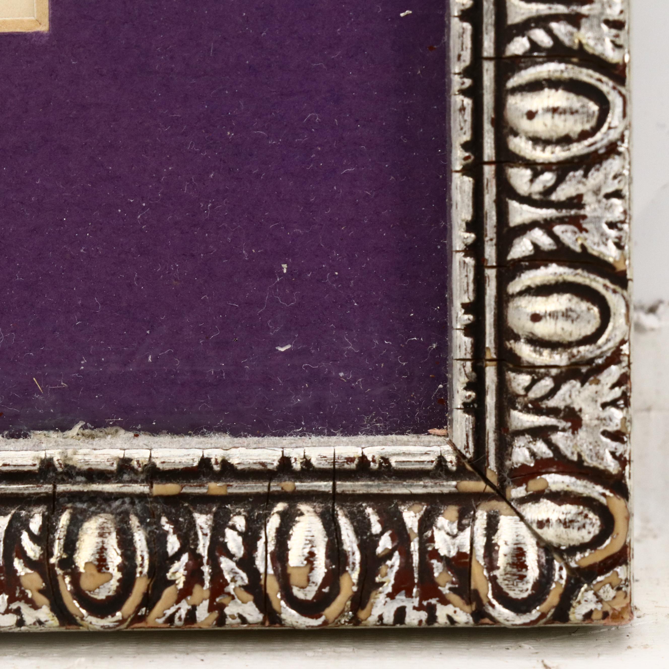 Stylized Portrait Etching "Deora," Mid–Late 20th Century