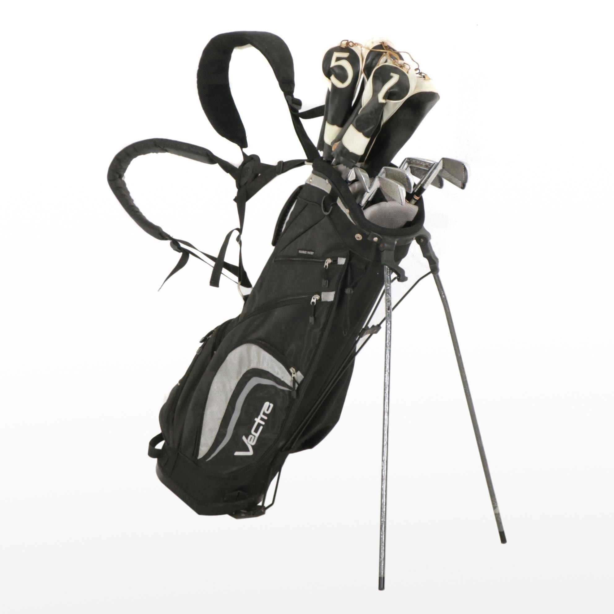 MacGregor "Jack Nicklaus" 2-7 Iron Set With Woods in Vectra Bag