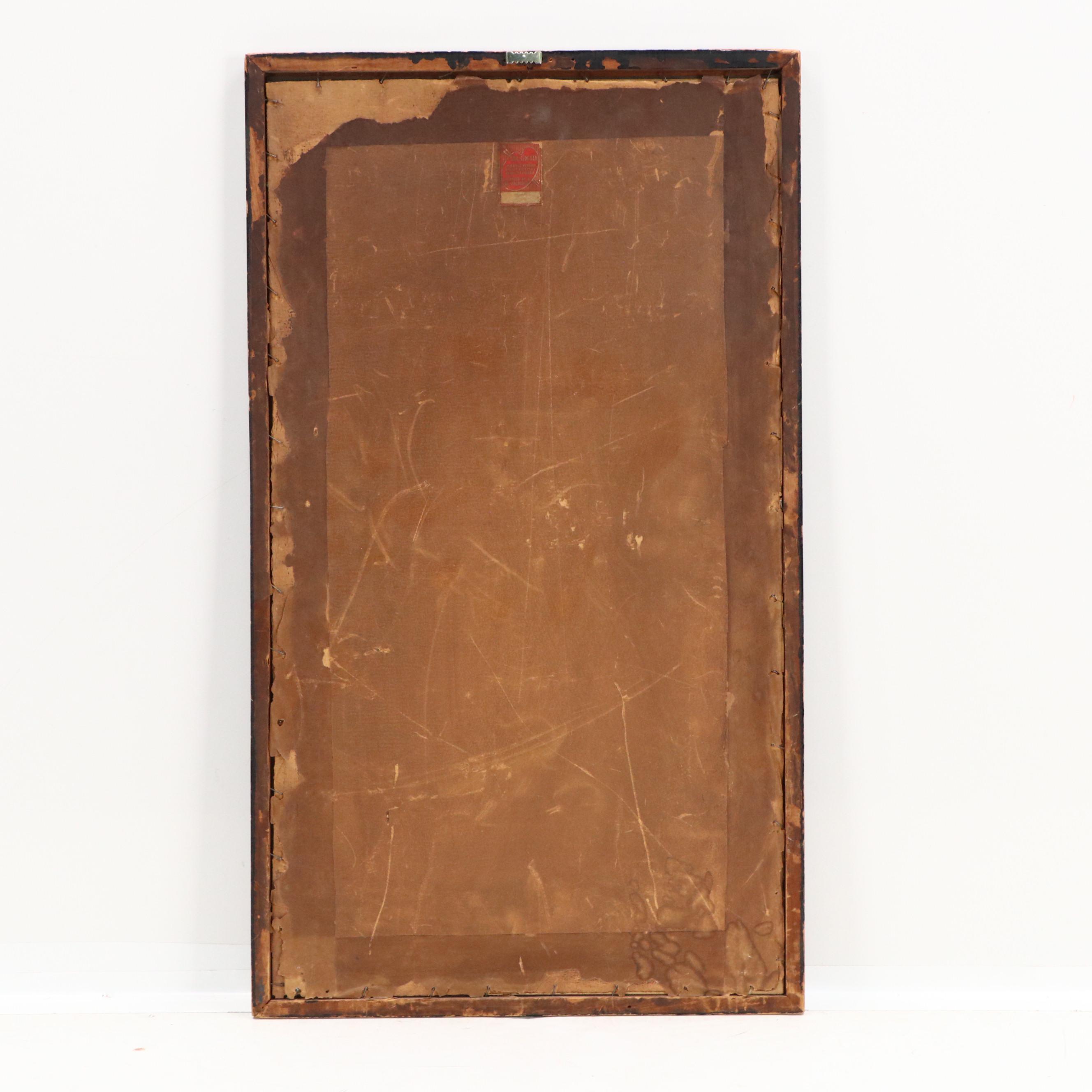 Graphite Drawing of Figures in Forest Scene