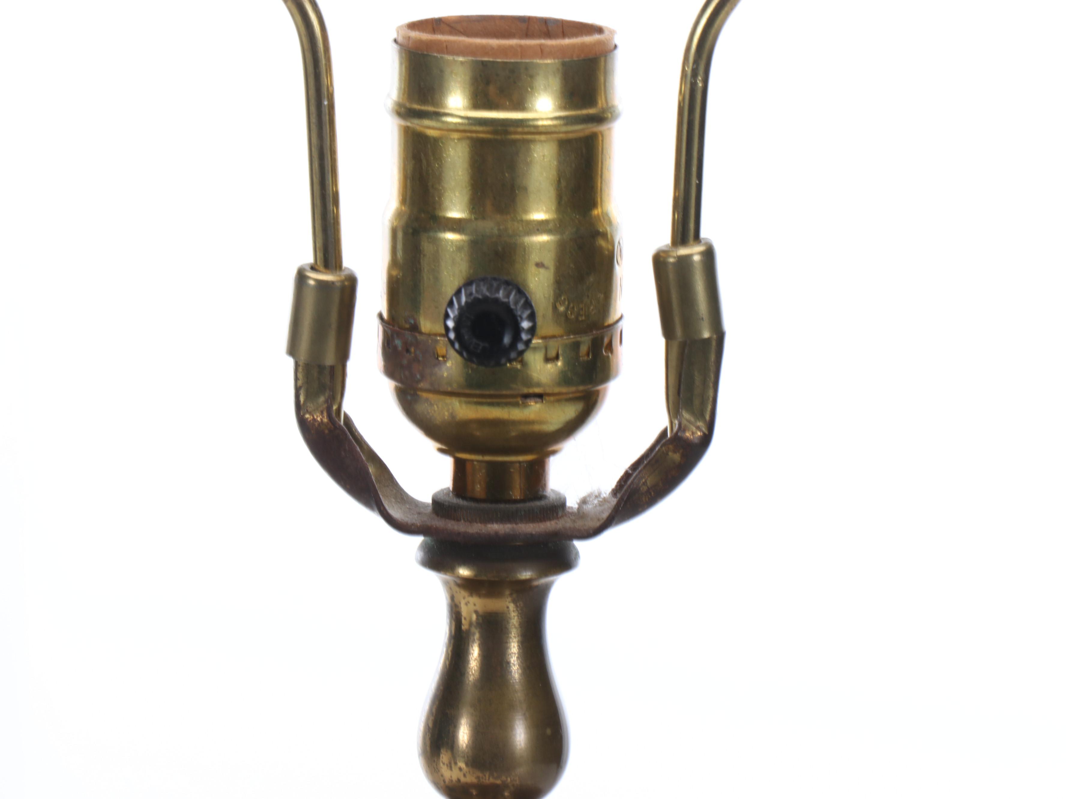 Copper Samovar Table Lamp with Kichler Silk Shade