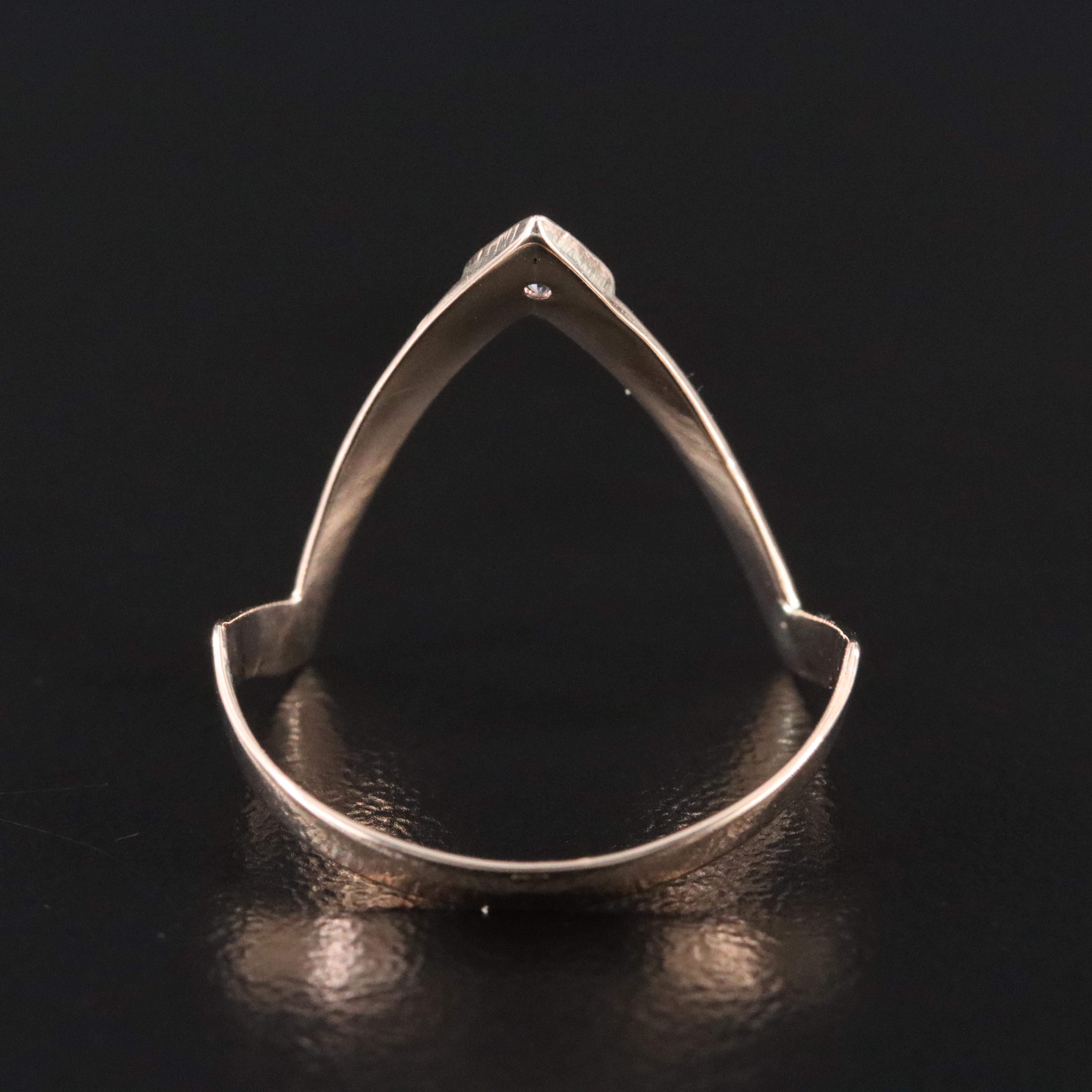14K Geometric Ring