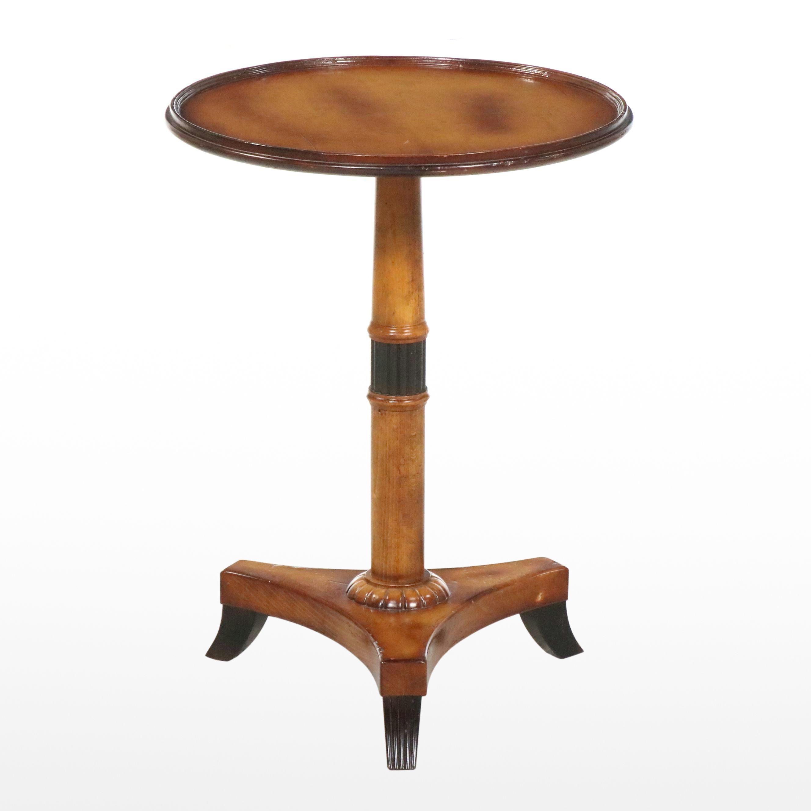 Milling Road by Baker Furniture French Regency Style Wood End Table