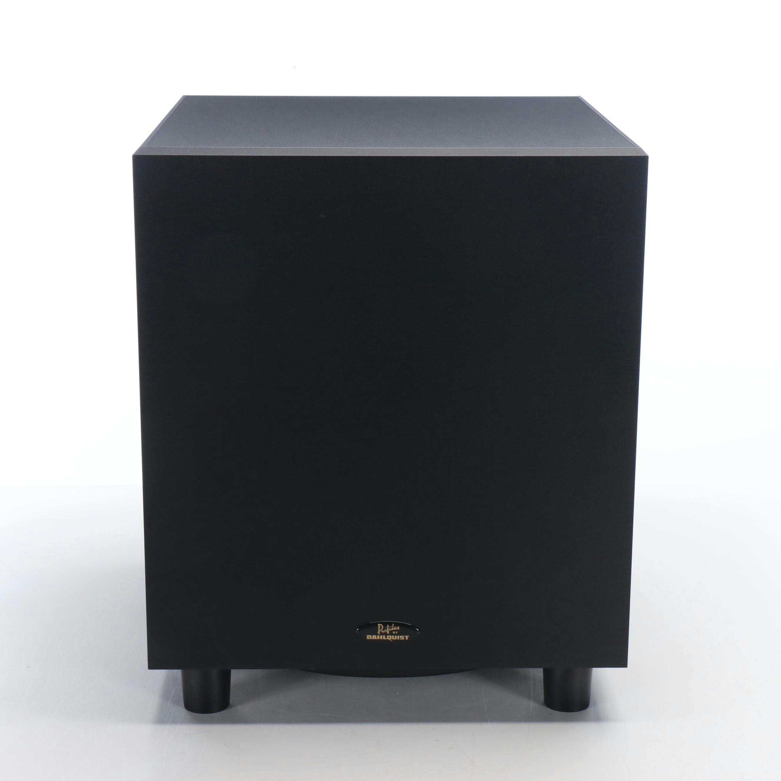 Bohlender-Graebener Radia Series and Dahlquist PDQ-1500 Subwoofer