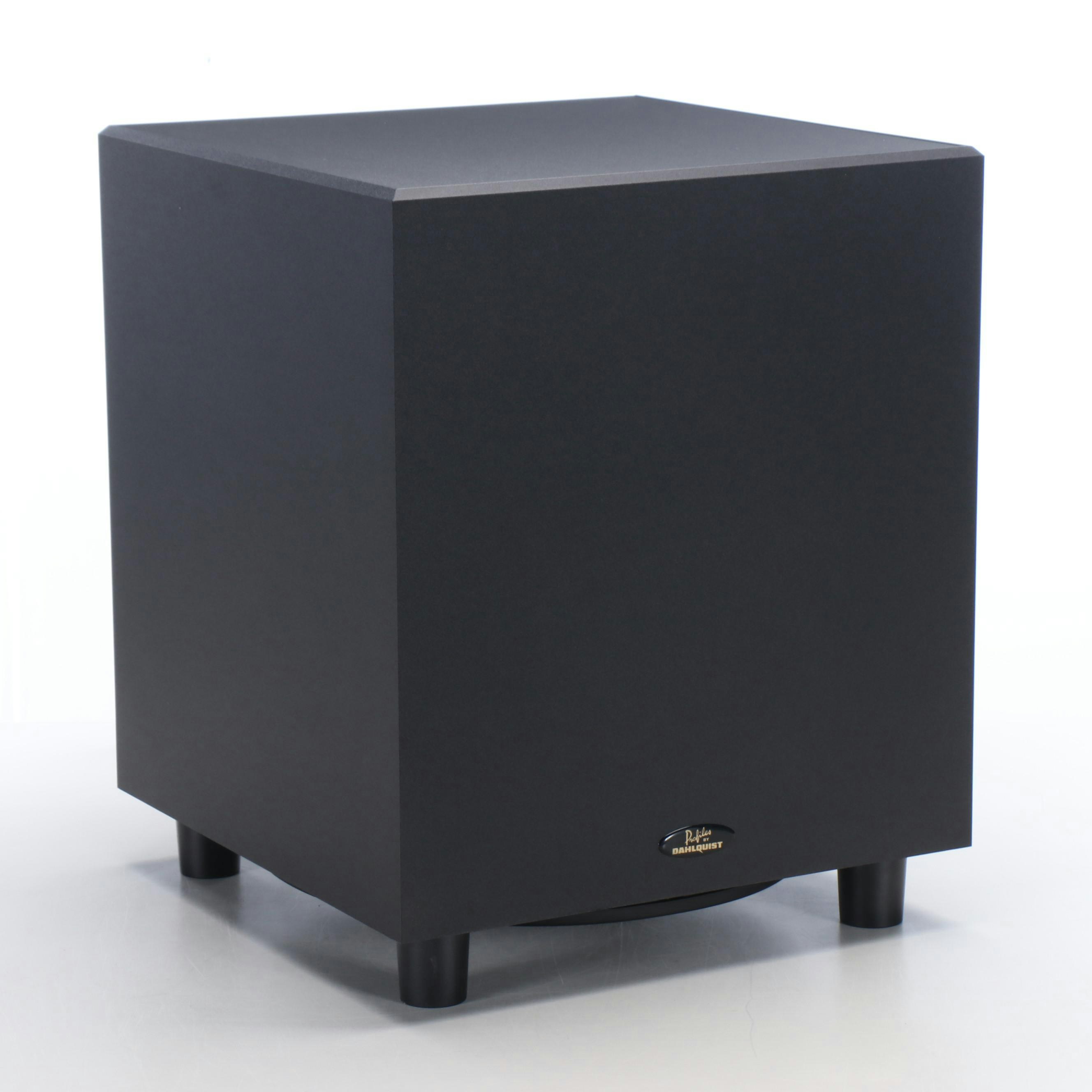 Bohlender-Graebener Radia Series and Dahlquist PDQ-1500 Subwoofer