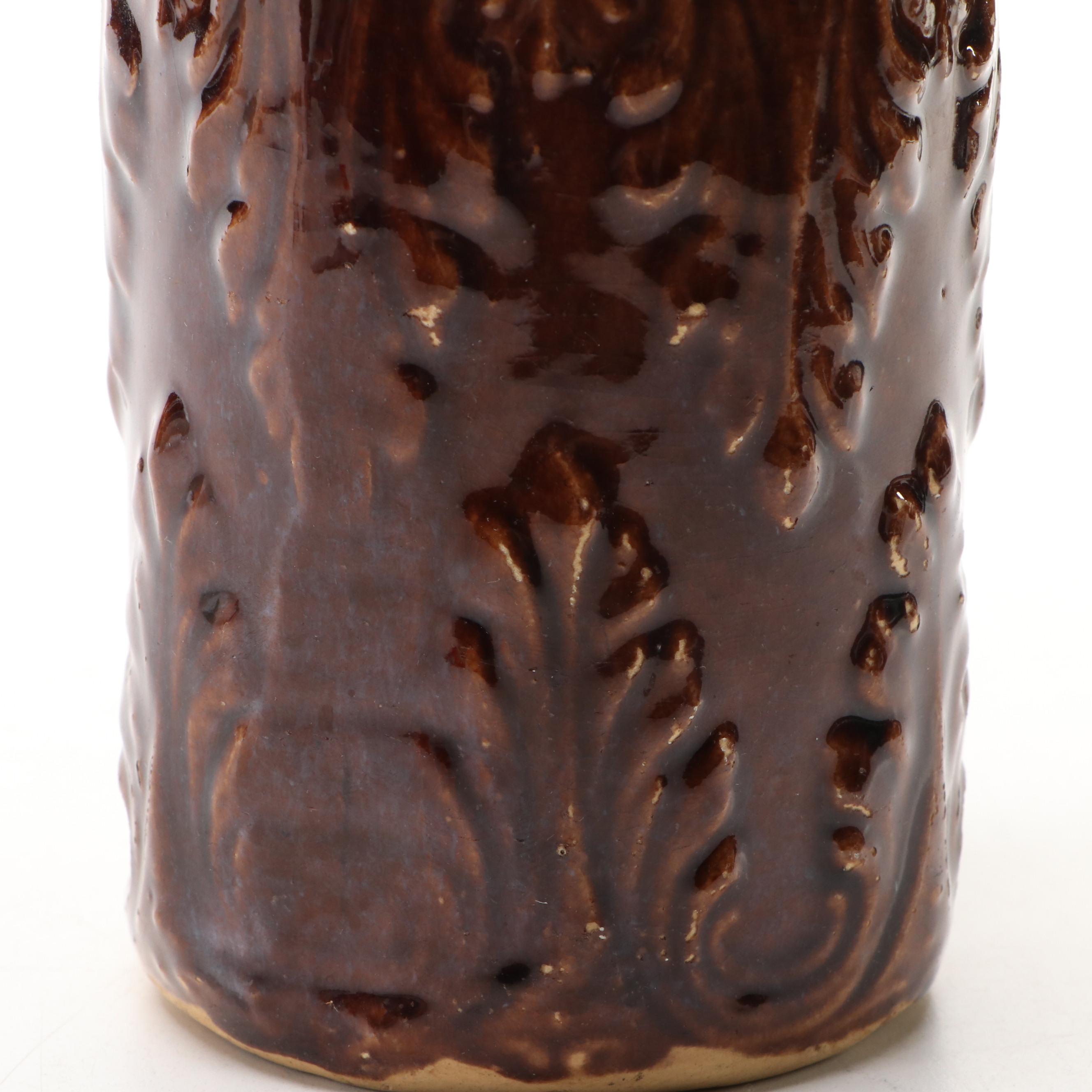 Bennington Rockingham Glazed Mug with Other Brownware Tankards