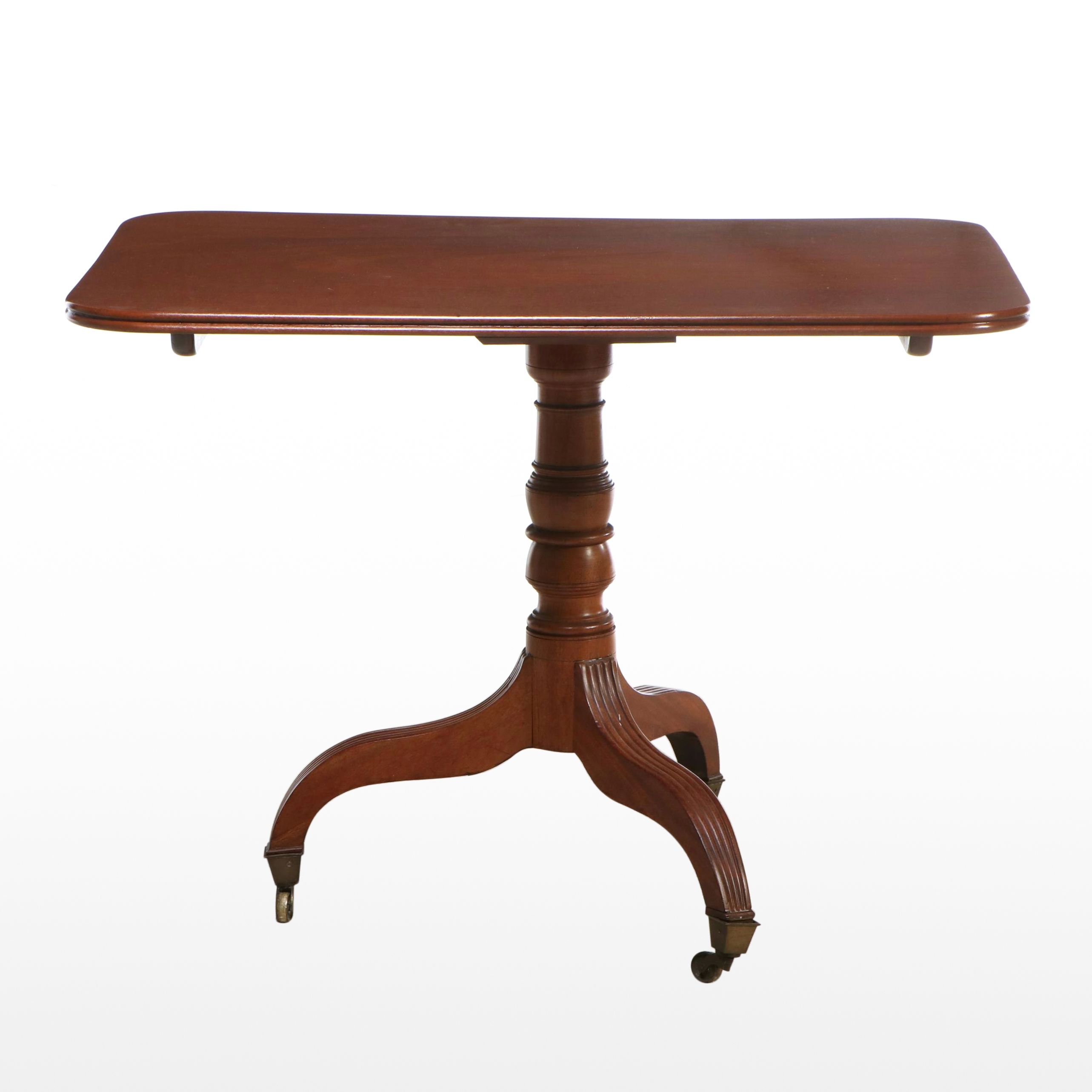 Regency Style Mahogany Tilt-Top Breakfast Table