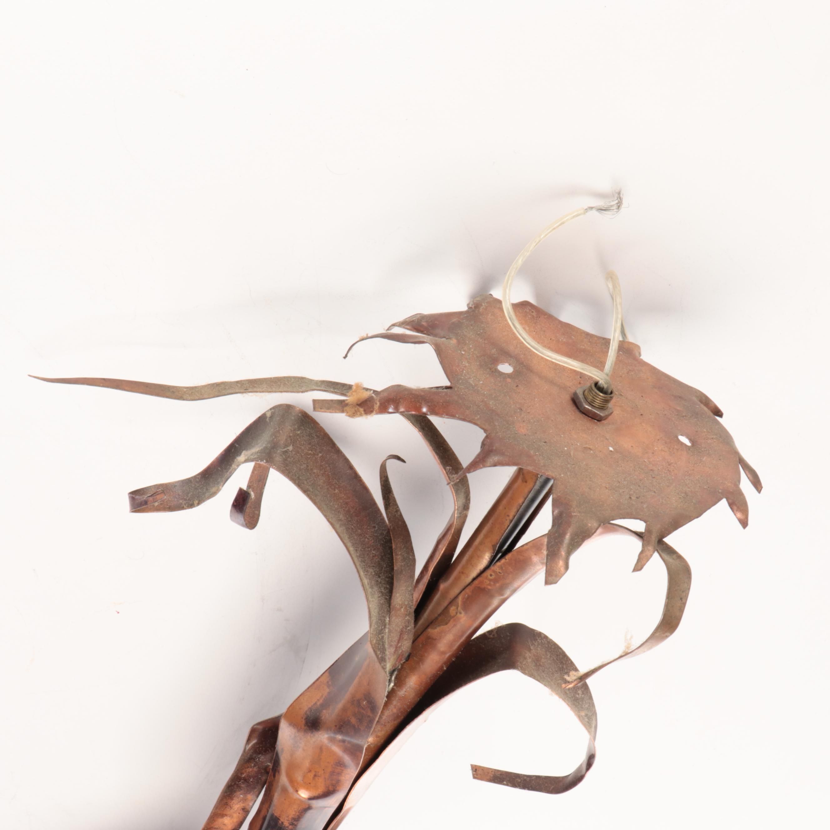 Artisan Crafted Sheet Copper Onion Pendant Light, Contemporary