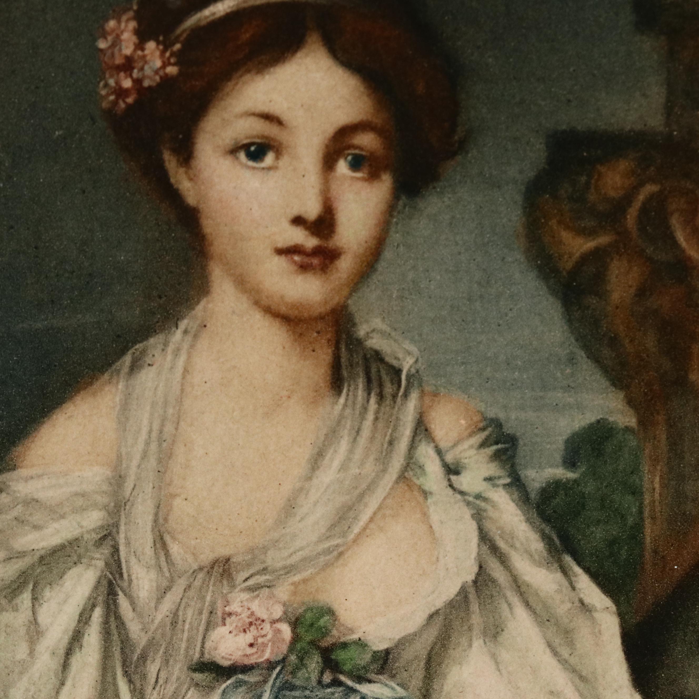 Autumnal Landscape Watercolor Painting of Waterfall Scene and More