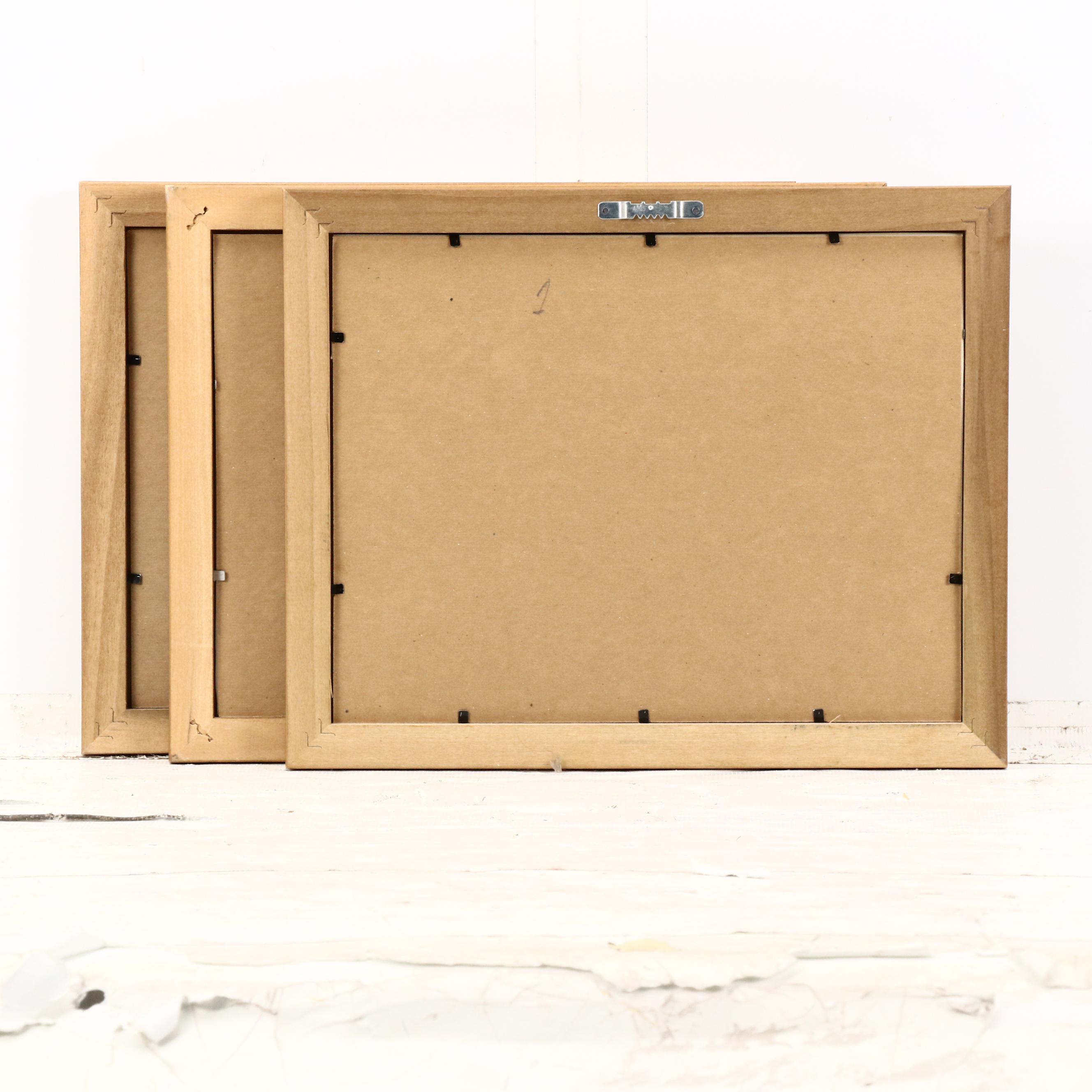 French Architectural Engravings Including "Der Hof der Tuilerien"