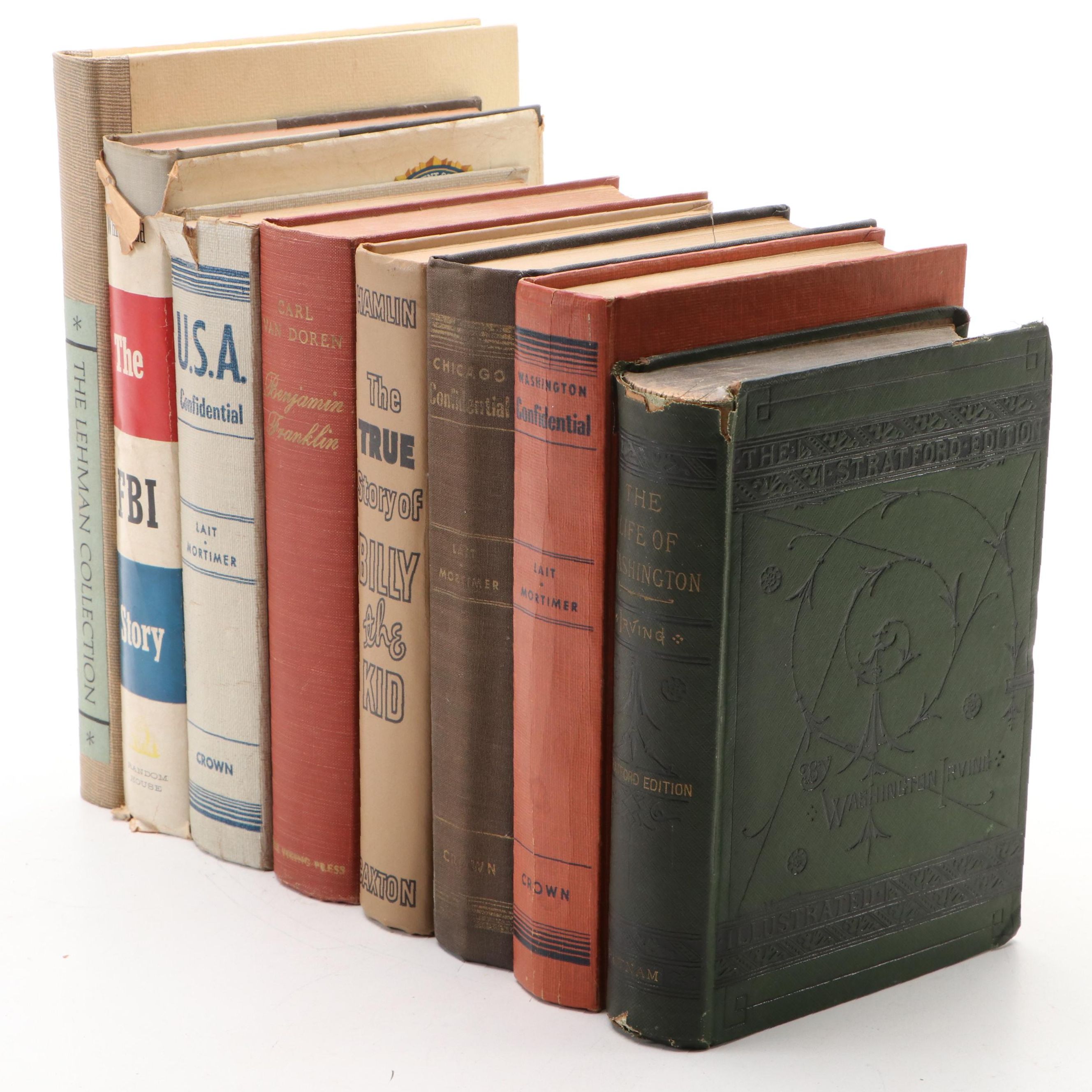 Stratford Edition "The Life of Washington" by Irving with Assorted Collection