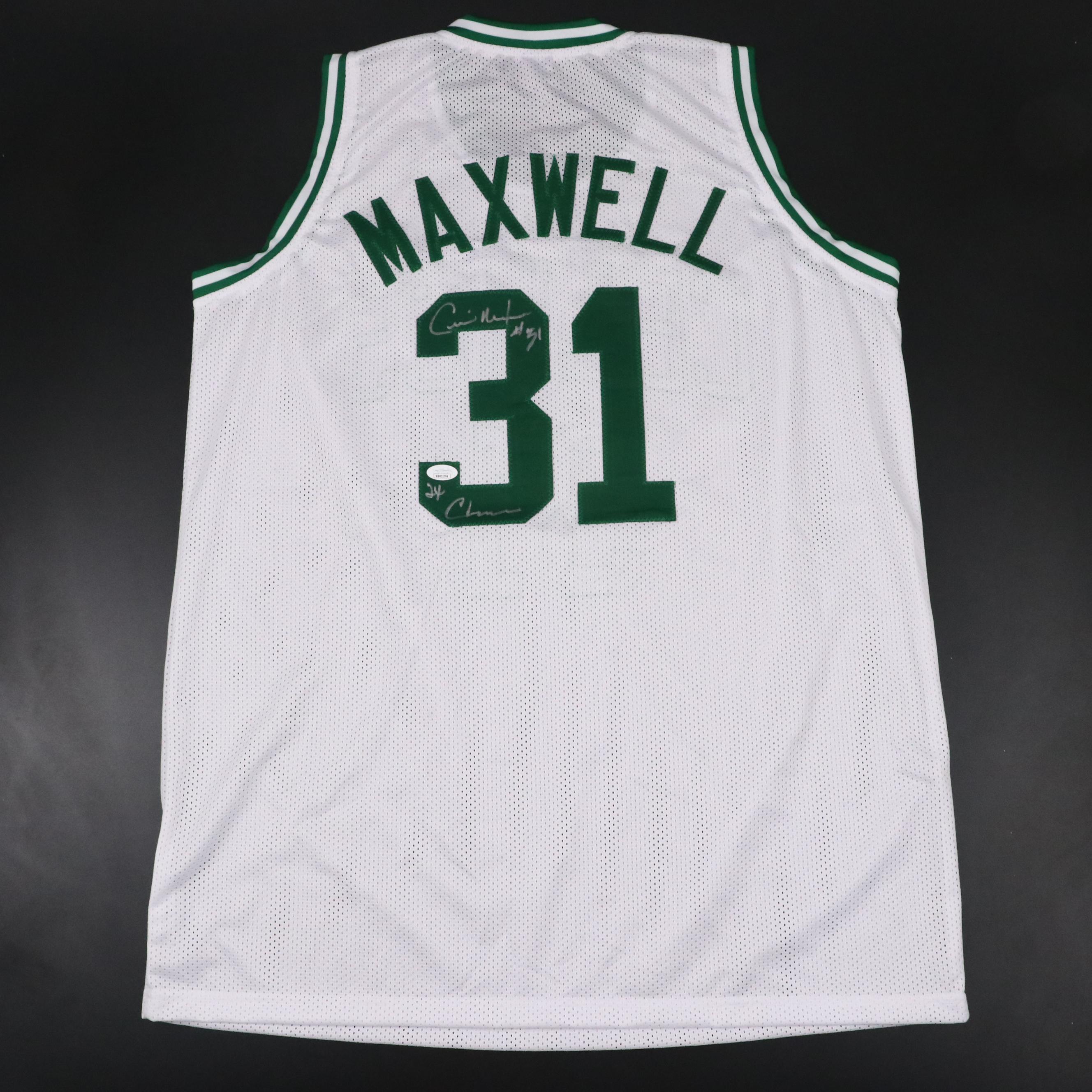 Cedric Maxwell Signed Boston Celtics Basketball Jersey, JSA