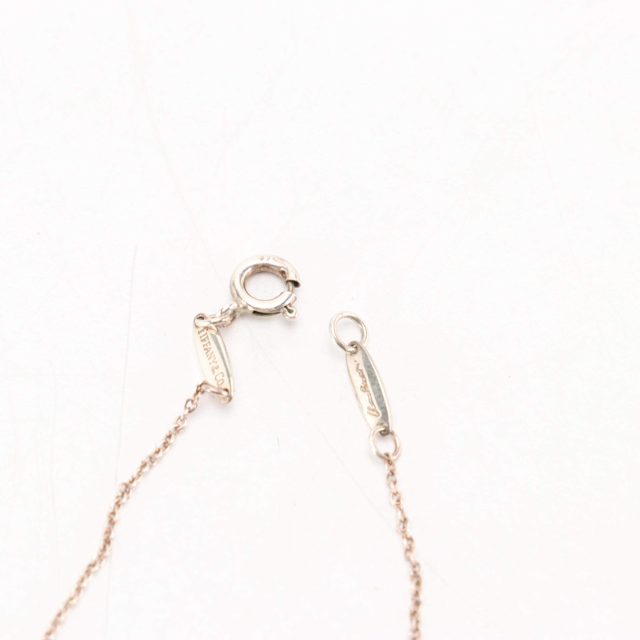 Elsa Peretti for Tiffany & Co. Sterling Infinity Cross Pendant Necklace