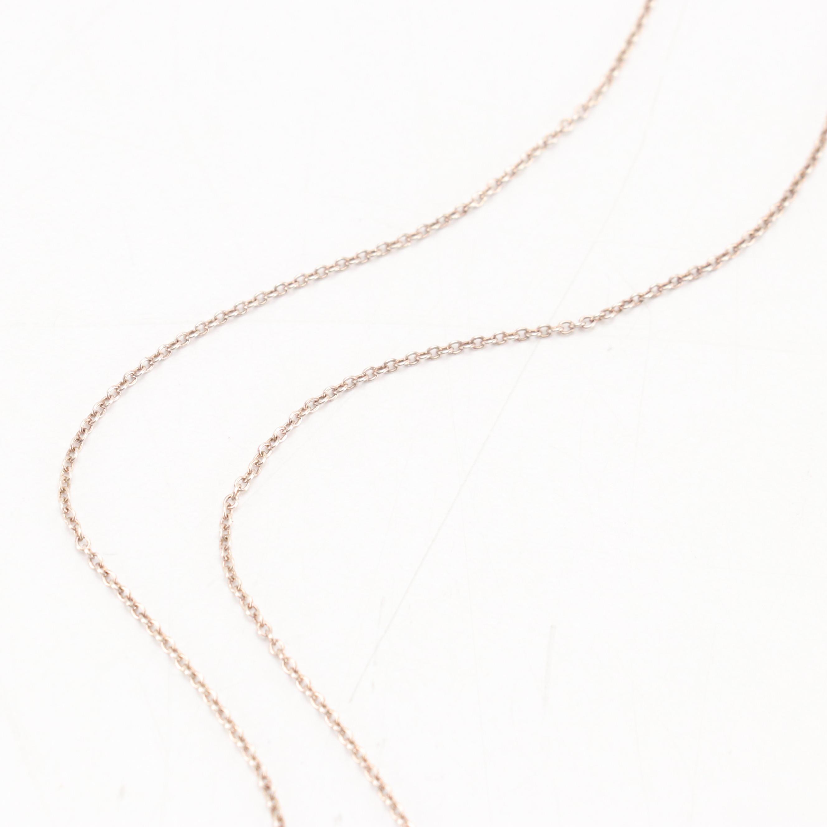 Elsa Peretti for Tiffany & Co. Sterling Infinity Cross Pendant Necklace