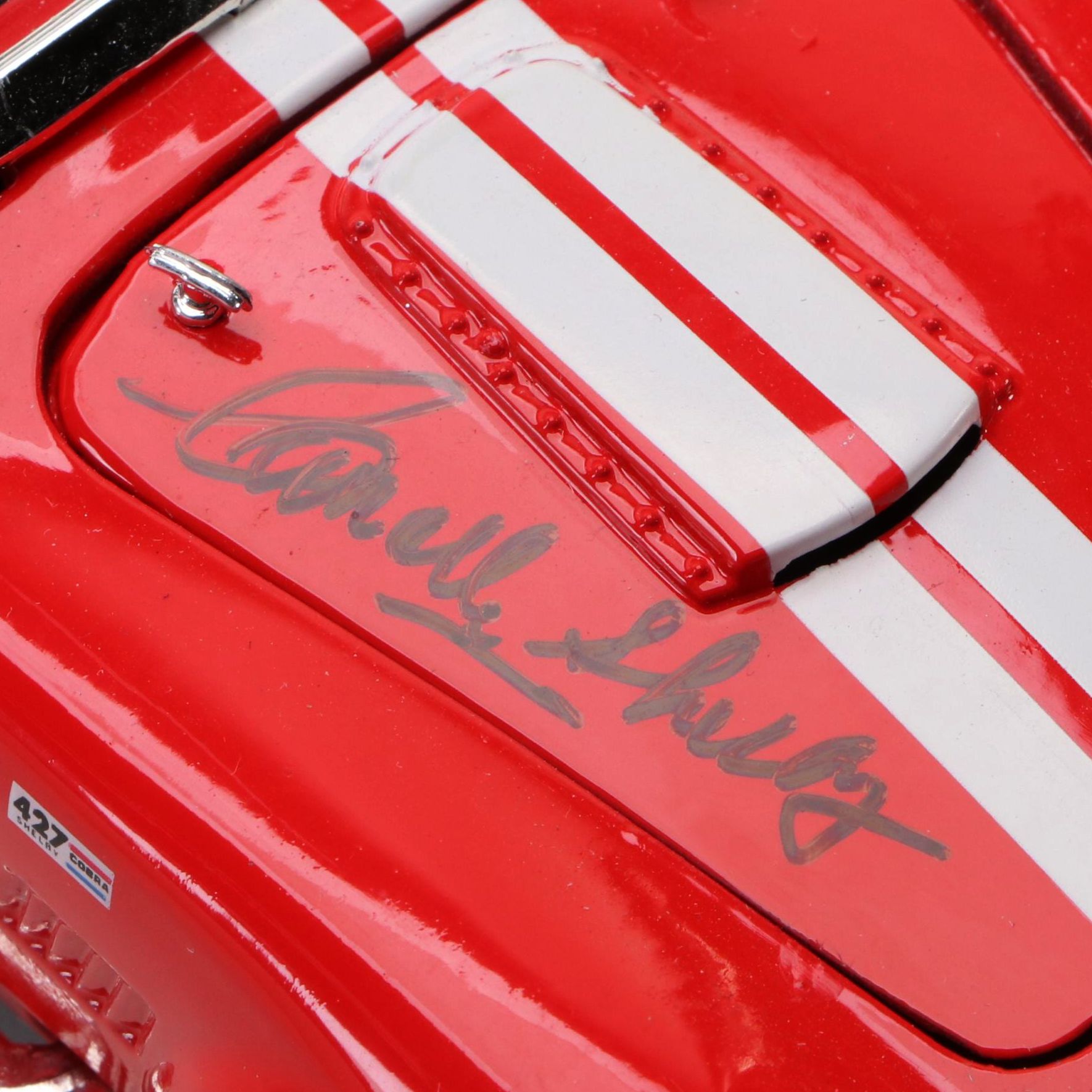 Carroll Shelby Signed Shelby Cobra Diecast Model Car, JSA