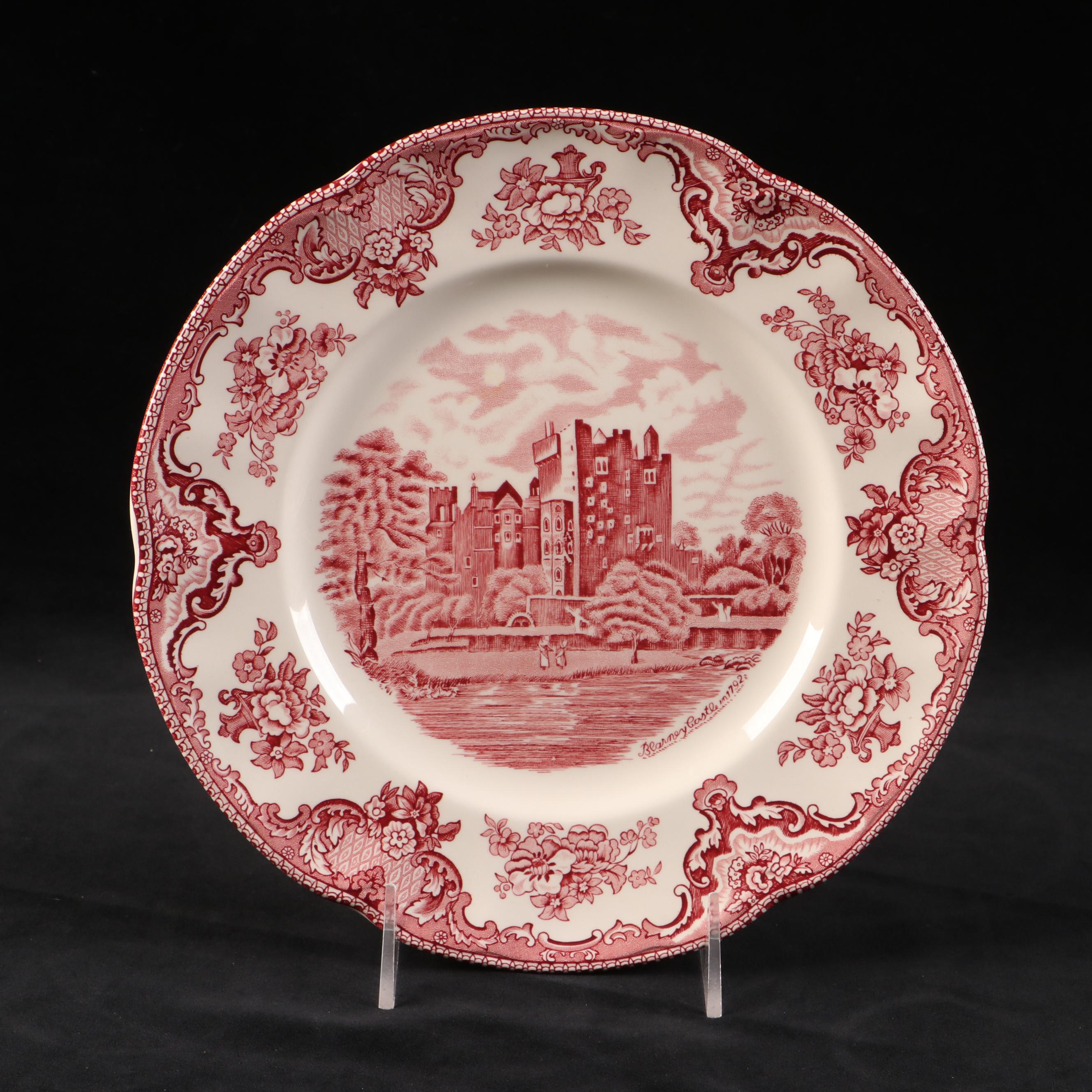 Johnson Bros "Old Britain Castles" Ceramic Serverware and Other Red Transferware