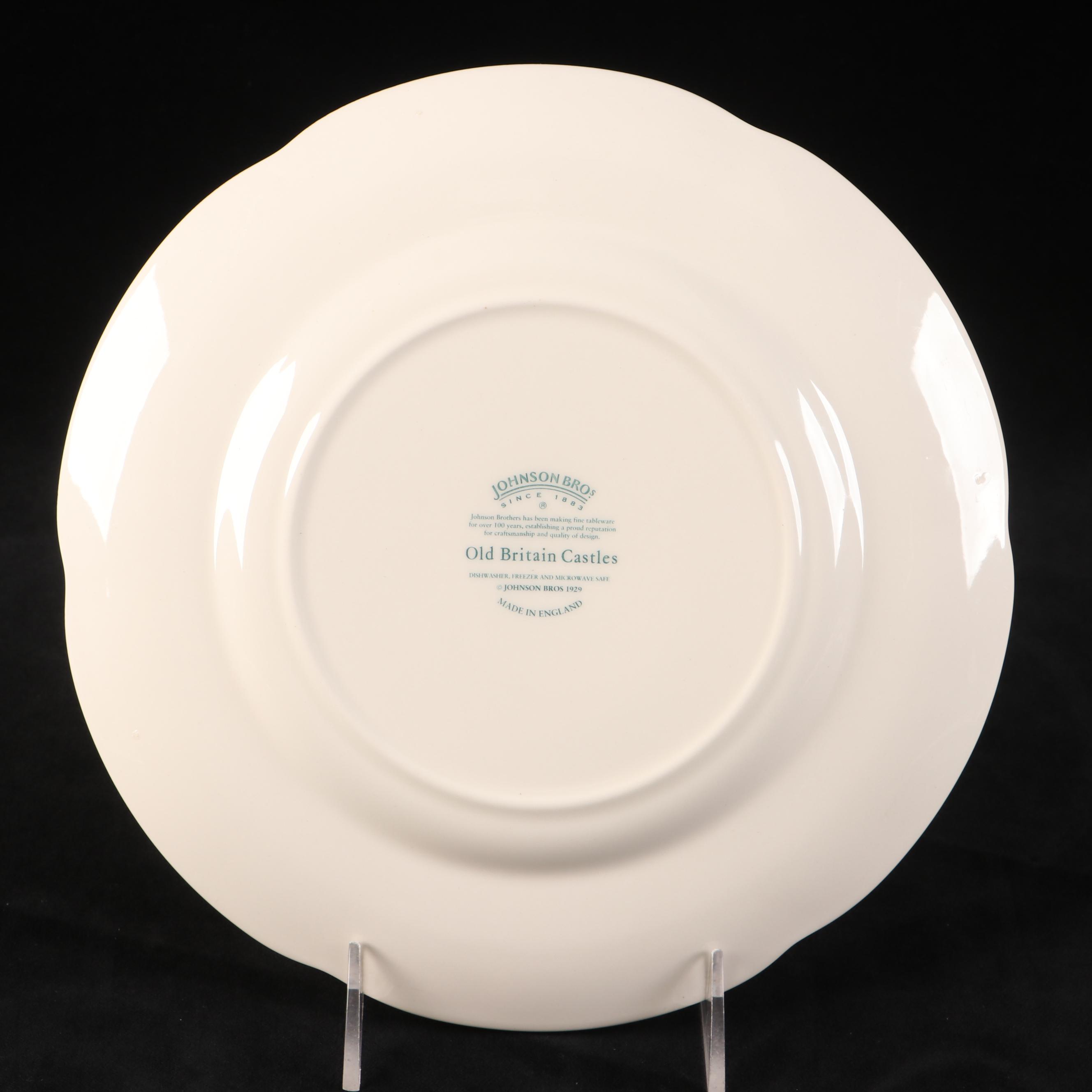 Johnson Bros "Old Britain Castles" Ceramic Serverware and Other Red Transferware