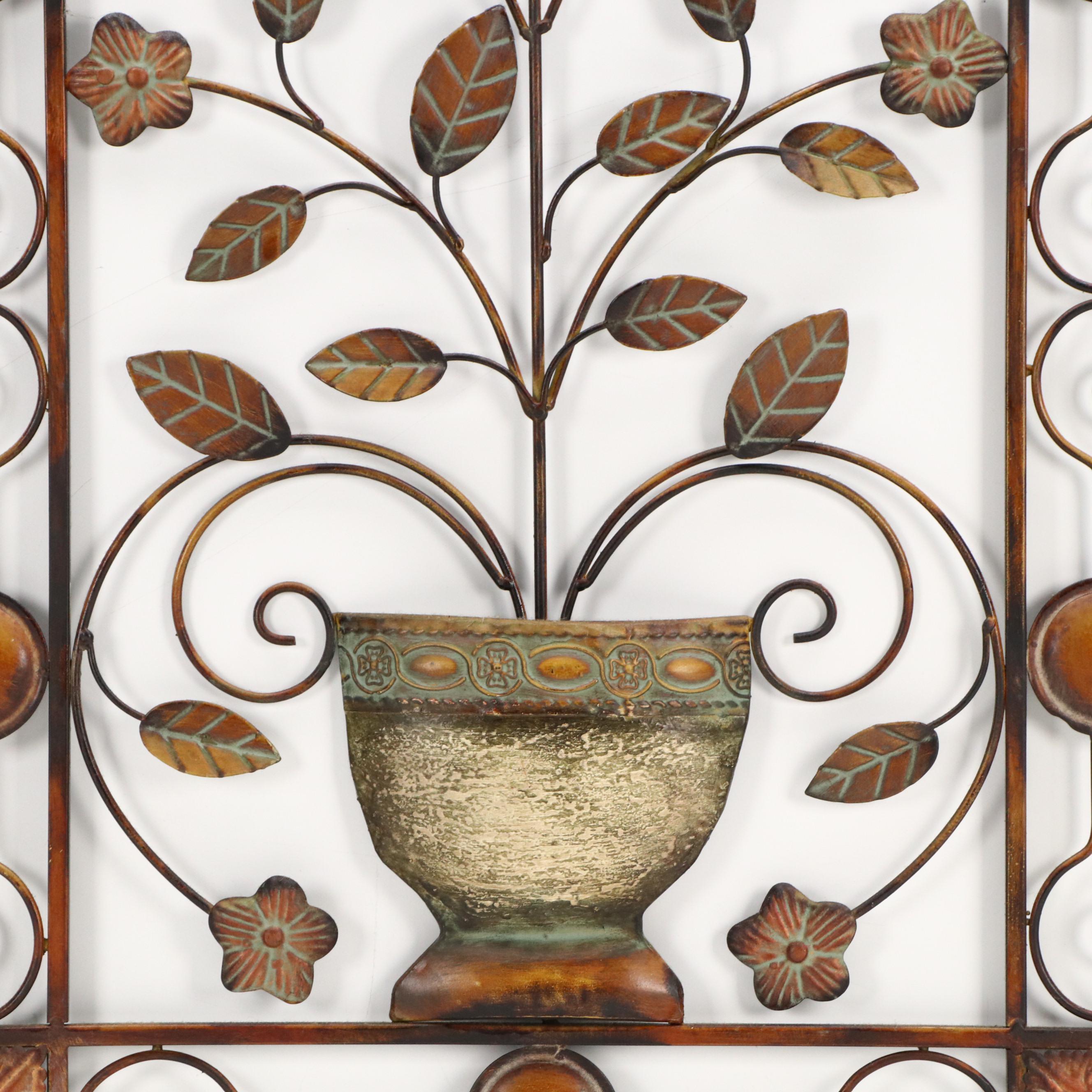 Foliate Metalwork Wall Art