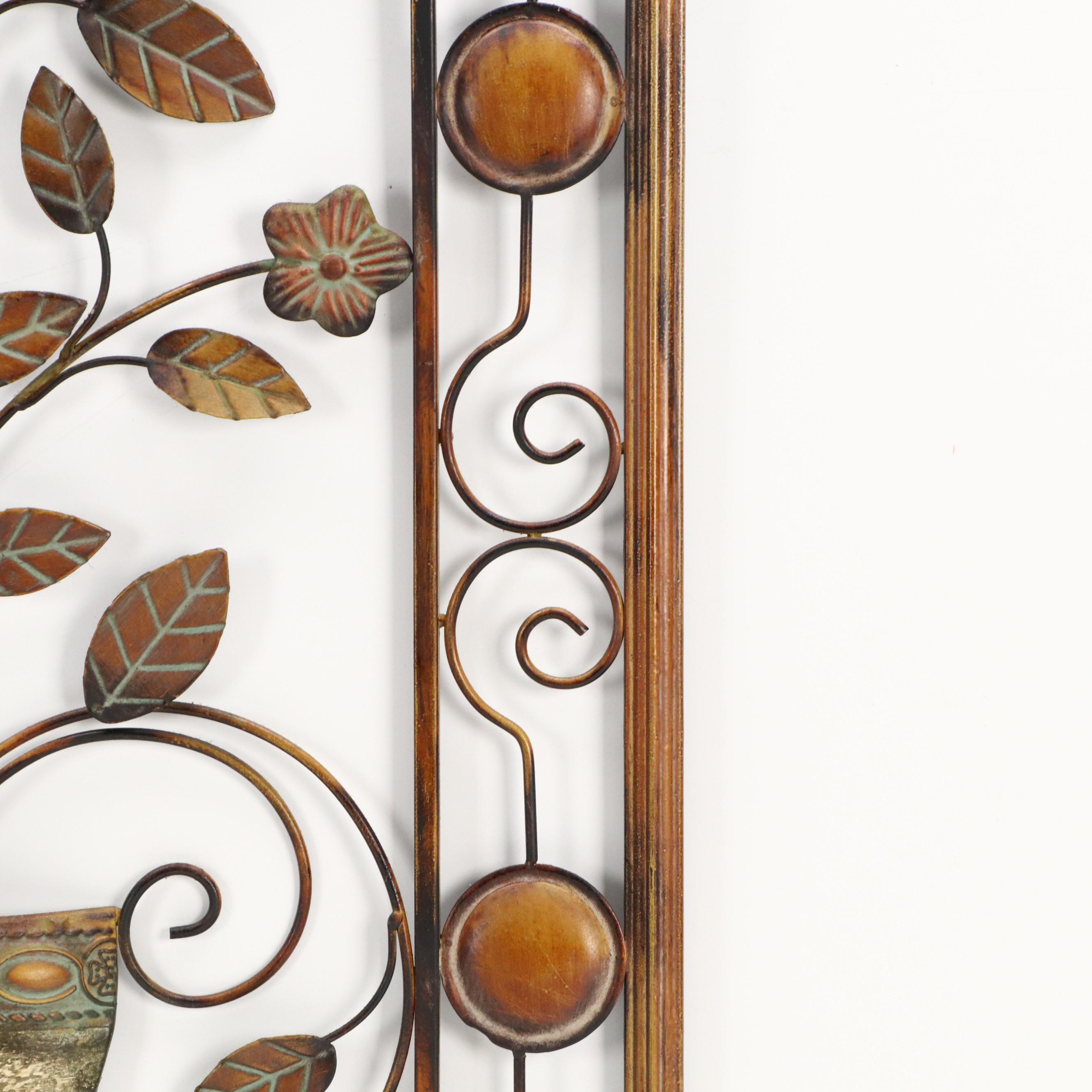 Foliate Metalwork Wall Art