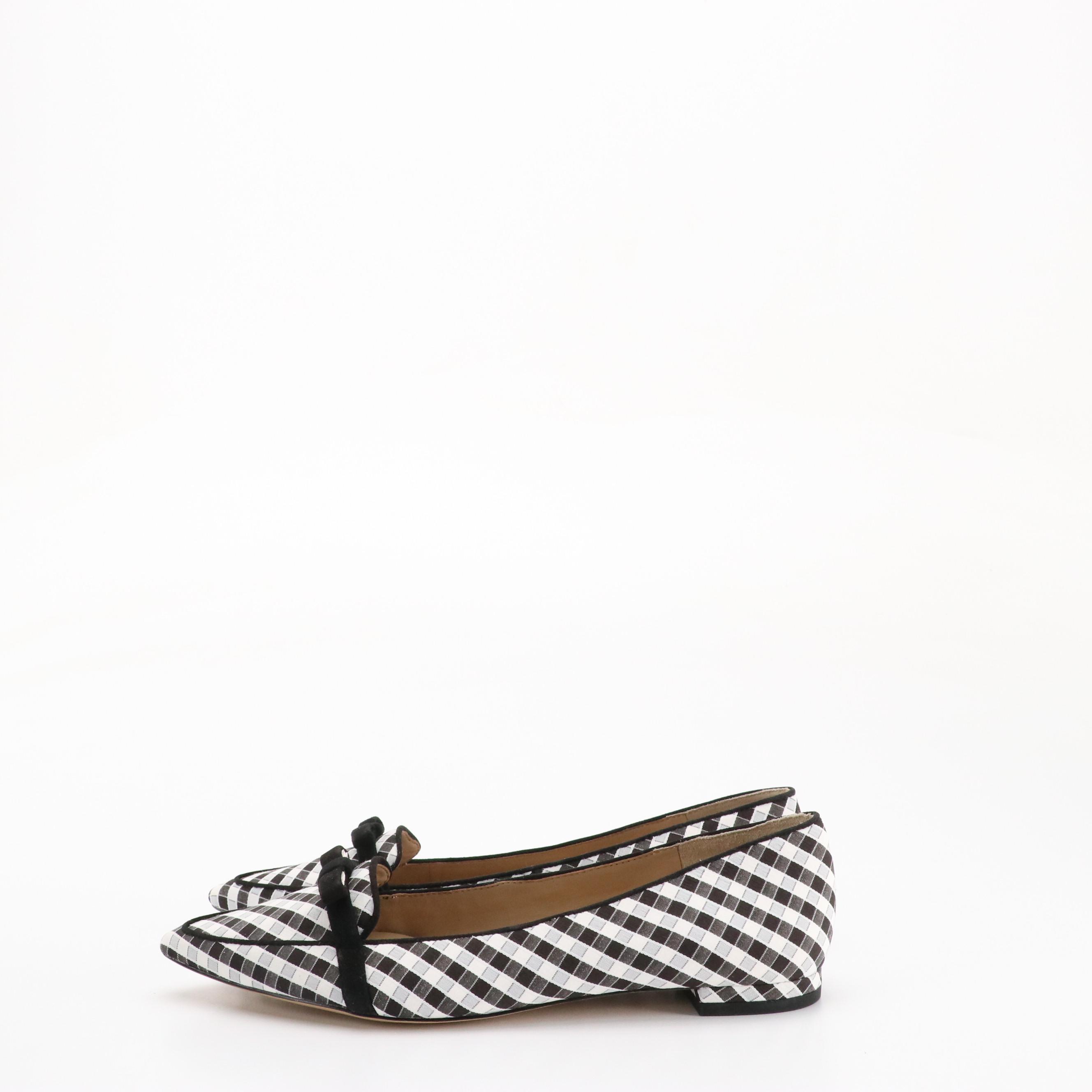 Ann Taylor Althea Gingham Bow and Michael Michel Kors Mae Flex Flats