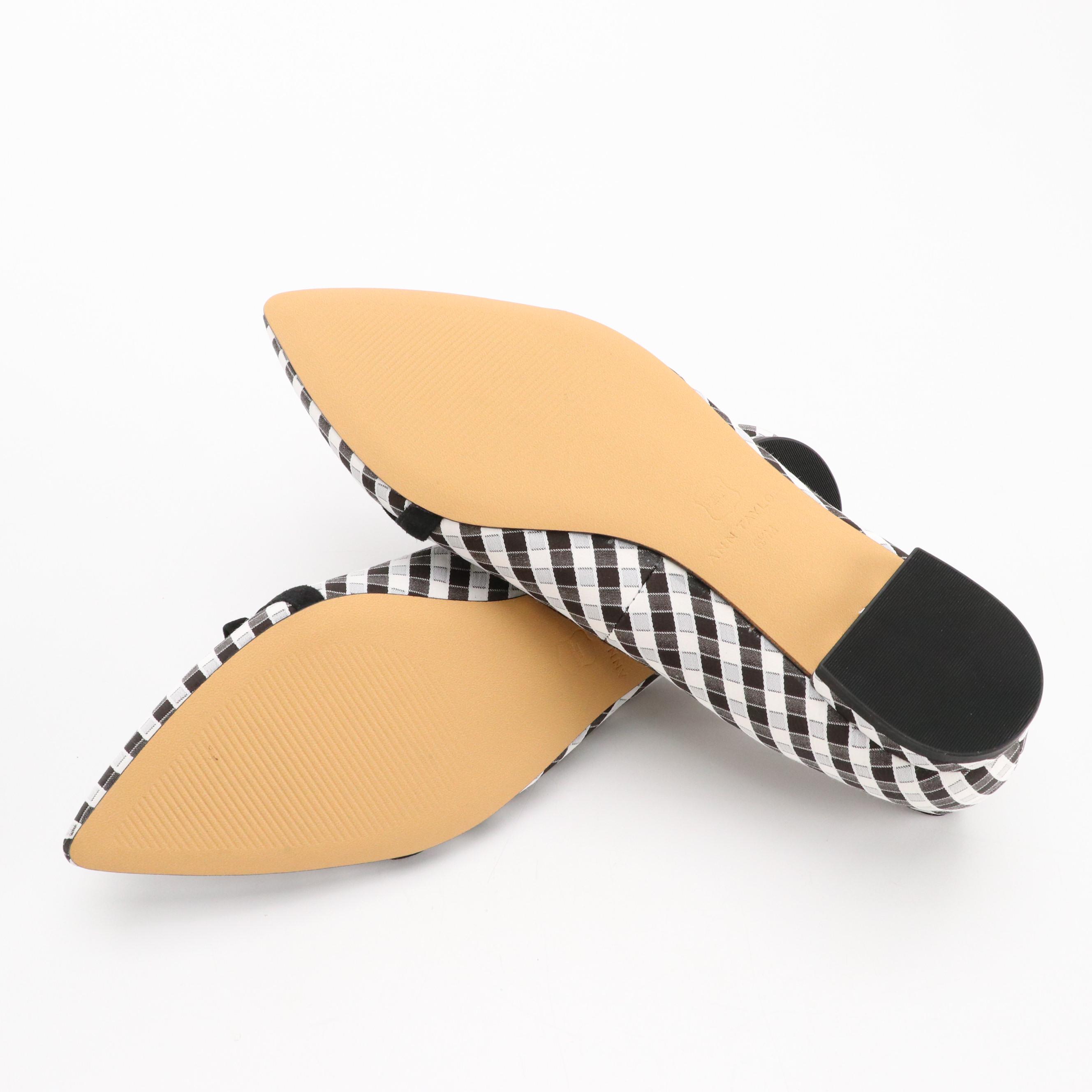 Ann Taylor Althea Gingham Bow and Michael Michel Kors Mae Flex Flats