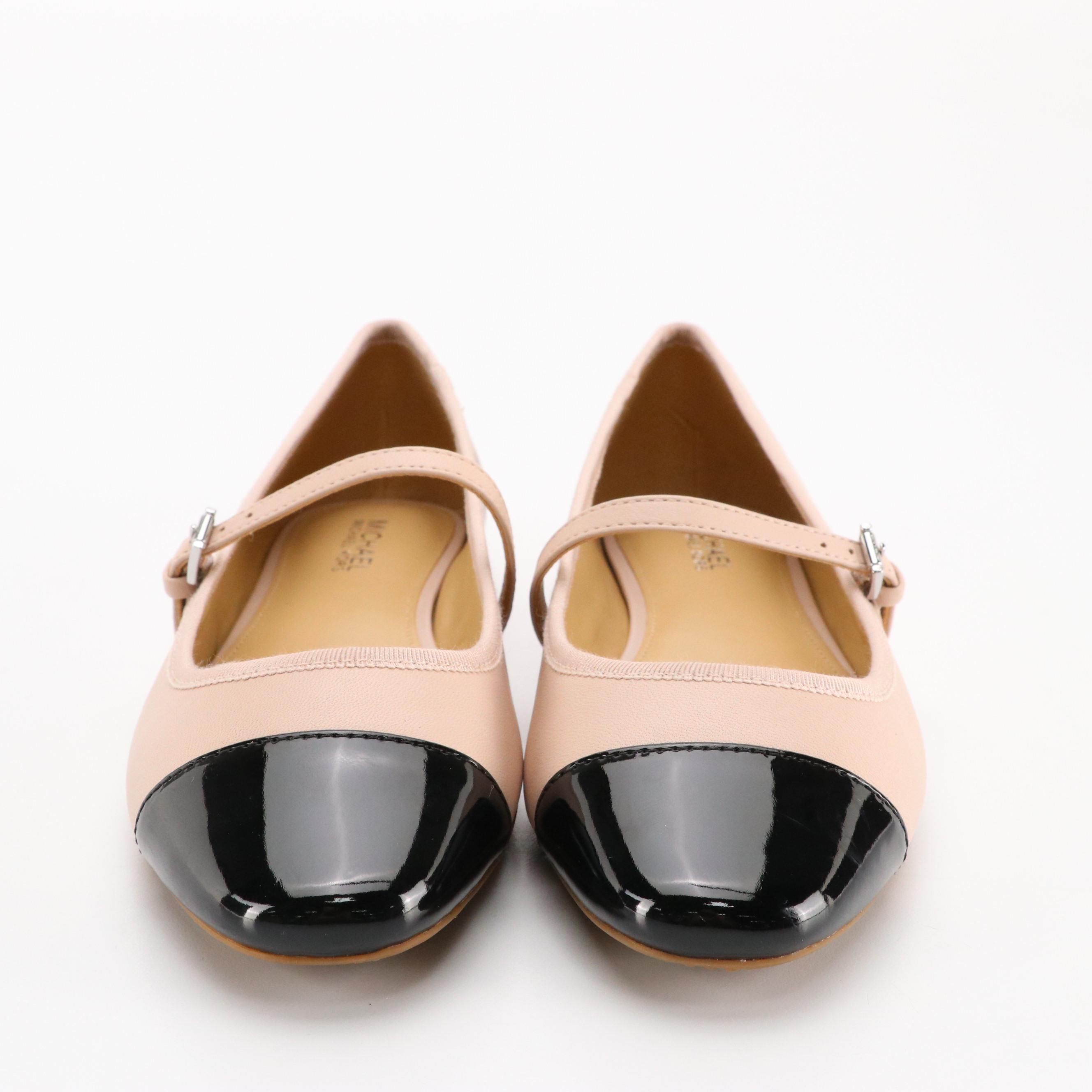 Ann Taylor Althea Gingham Bow and Michael Michel Kors Mae Flex Flats