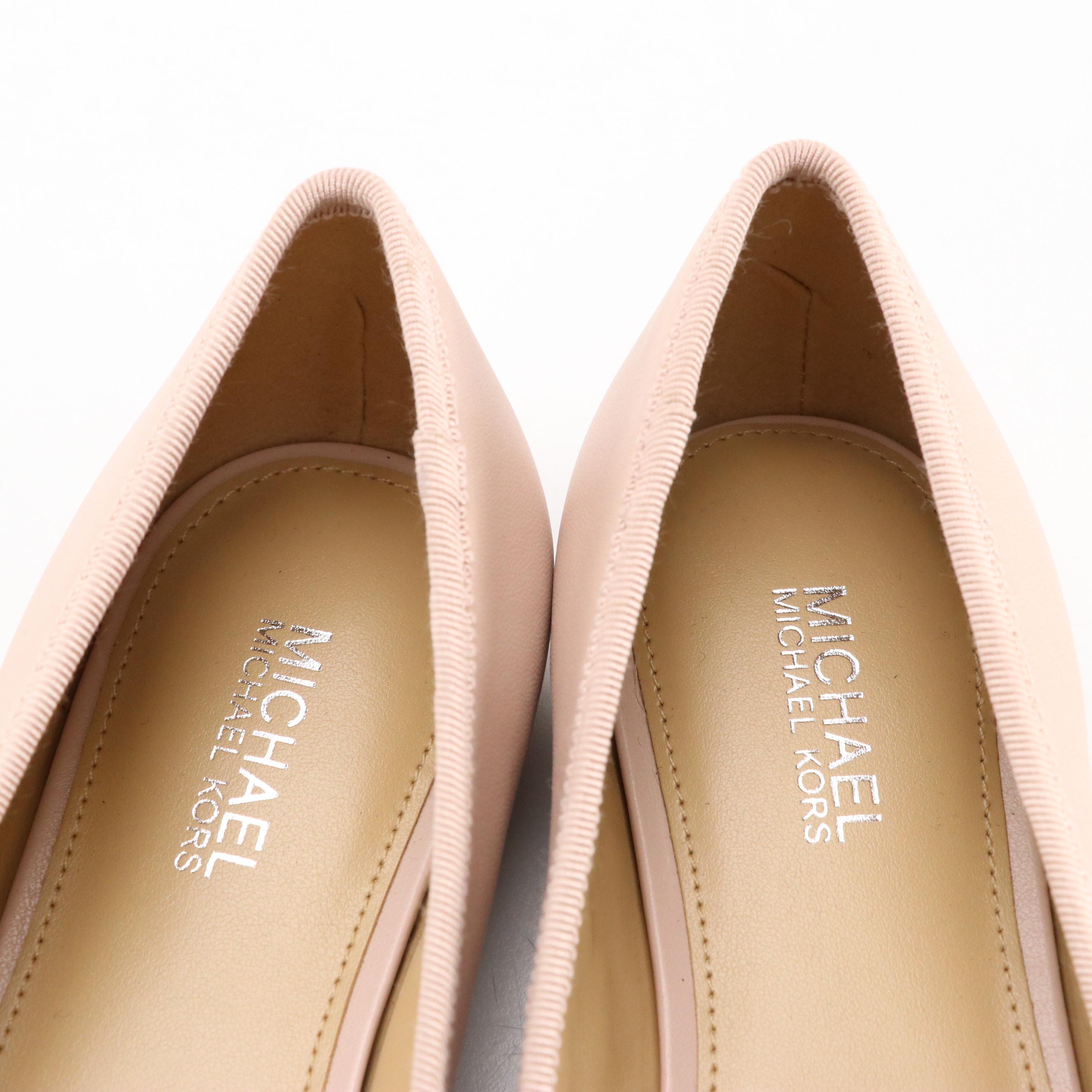 Ann Taylor Althea Gingham Bow and Michael Michel Kors Mae Flex Flats