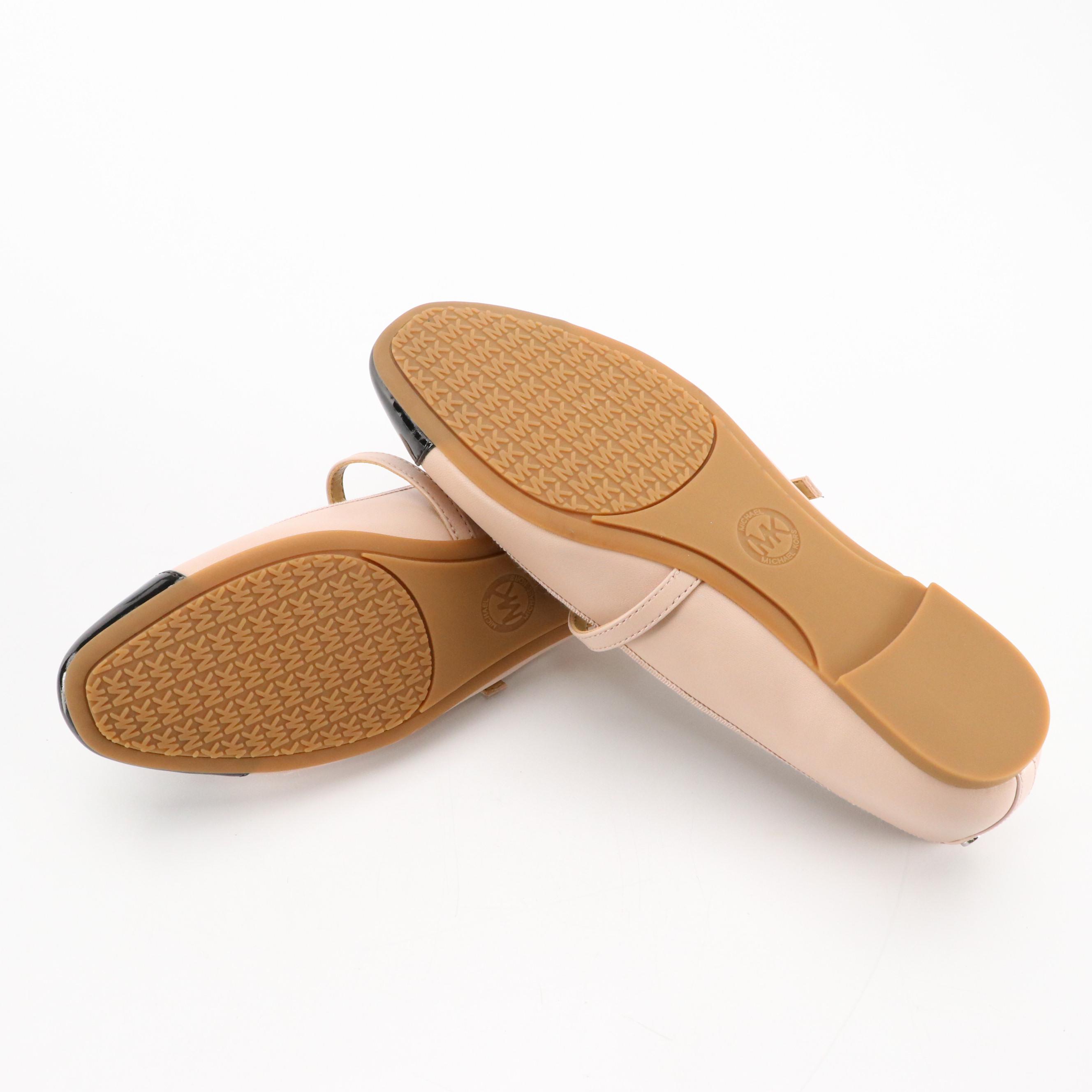 Ann Taylor Althea Gingham Bow and Michael Michel Kors Mae Flex Flats